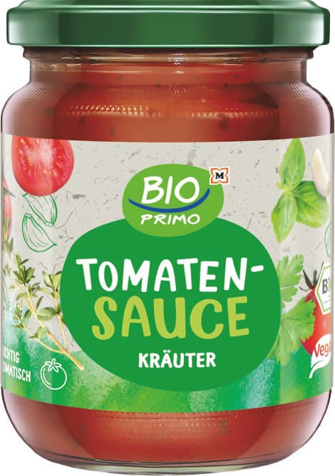 BIO PRIMO Bio Tomatensauce mit Kräutern