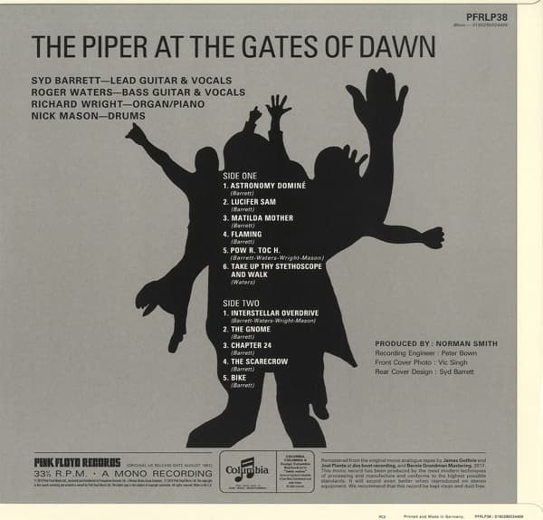 Produktbild The Piper At The Gates Of Dawn (Mono) 180Gr.2018 Remastered Version 3 von 3