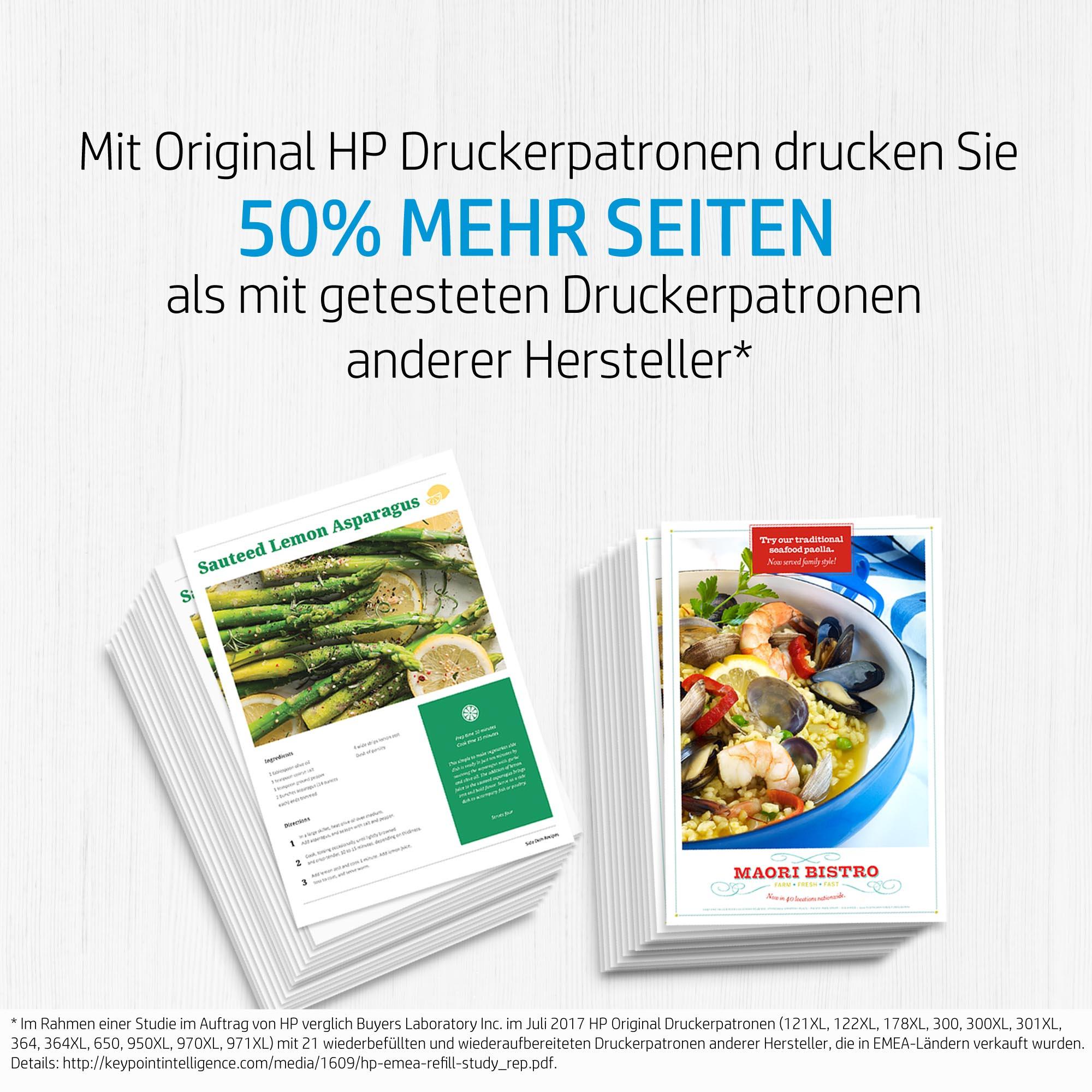 Produktbild hp 302 2er-Pack Schwarz&Cyan/Magenta/Gelb Original Druckerpatronen X4D37AE 3 von 8