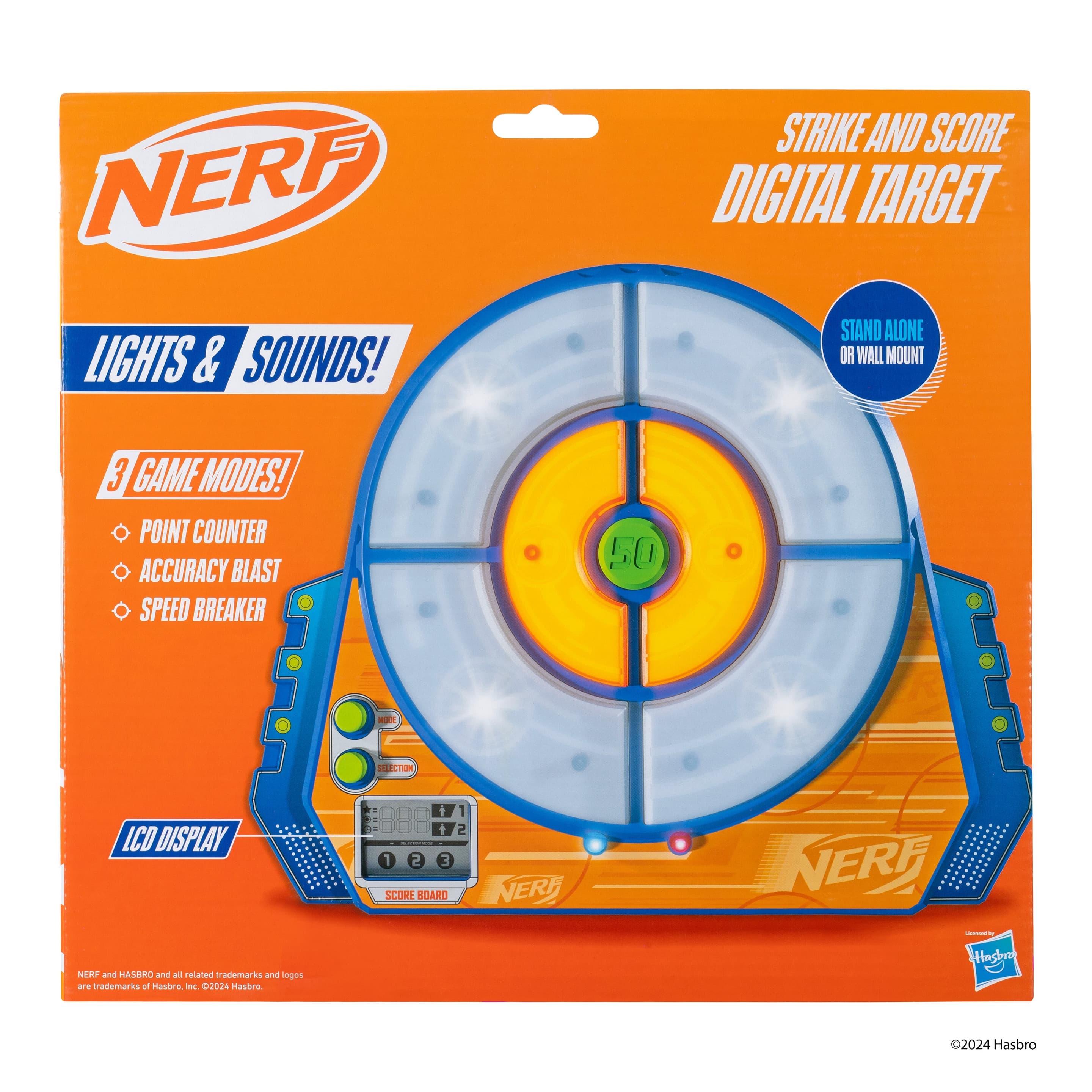 Produktbild Jazwares - NERF Digitale Zielscheibe mit Licht 4 von 6