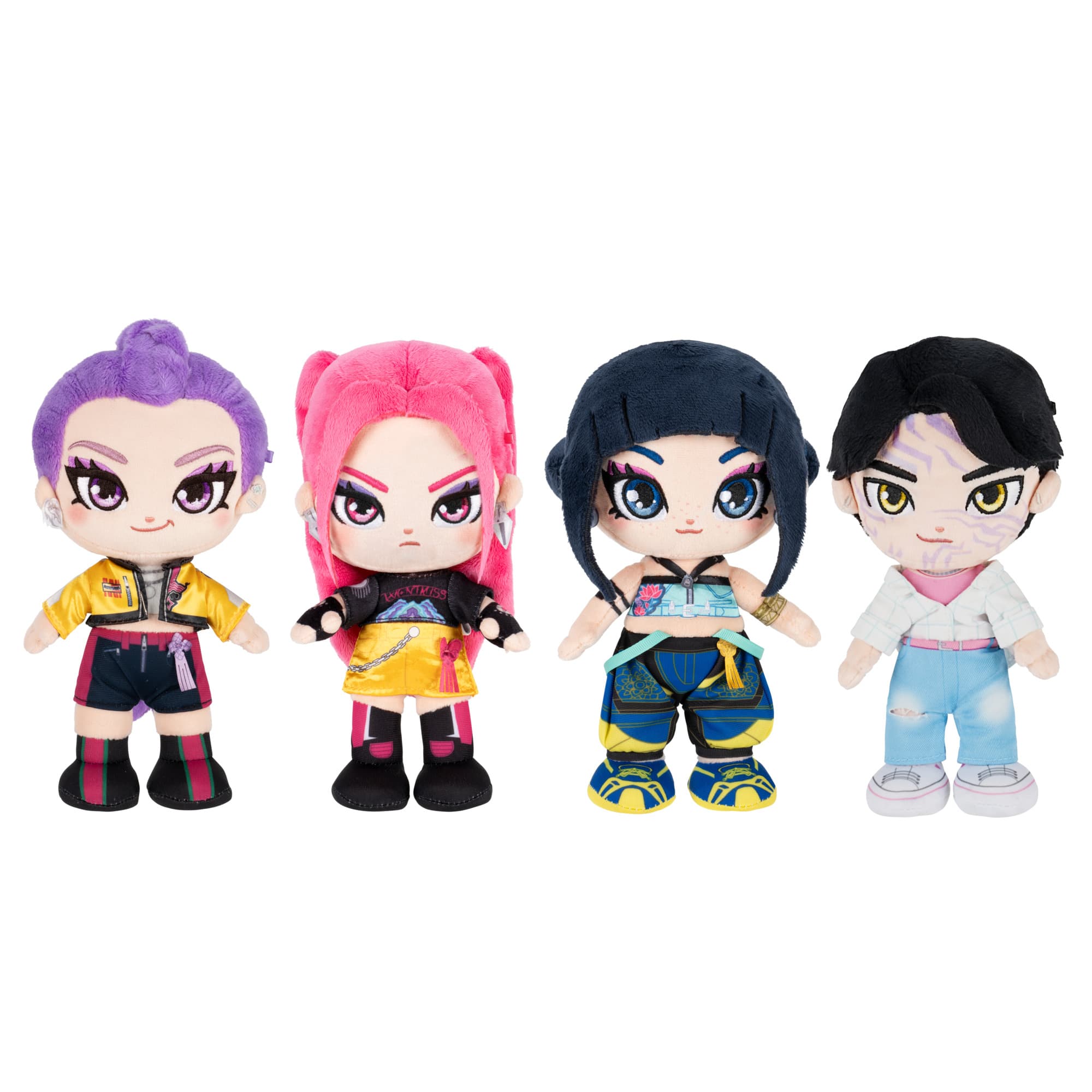 KPop Demon Hunters 20cm Plüsch-Sortiment – Sammelfiguren HUNTR/X 