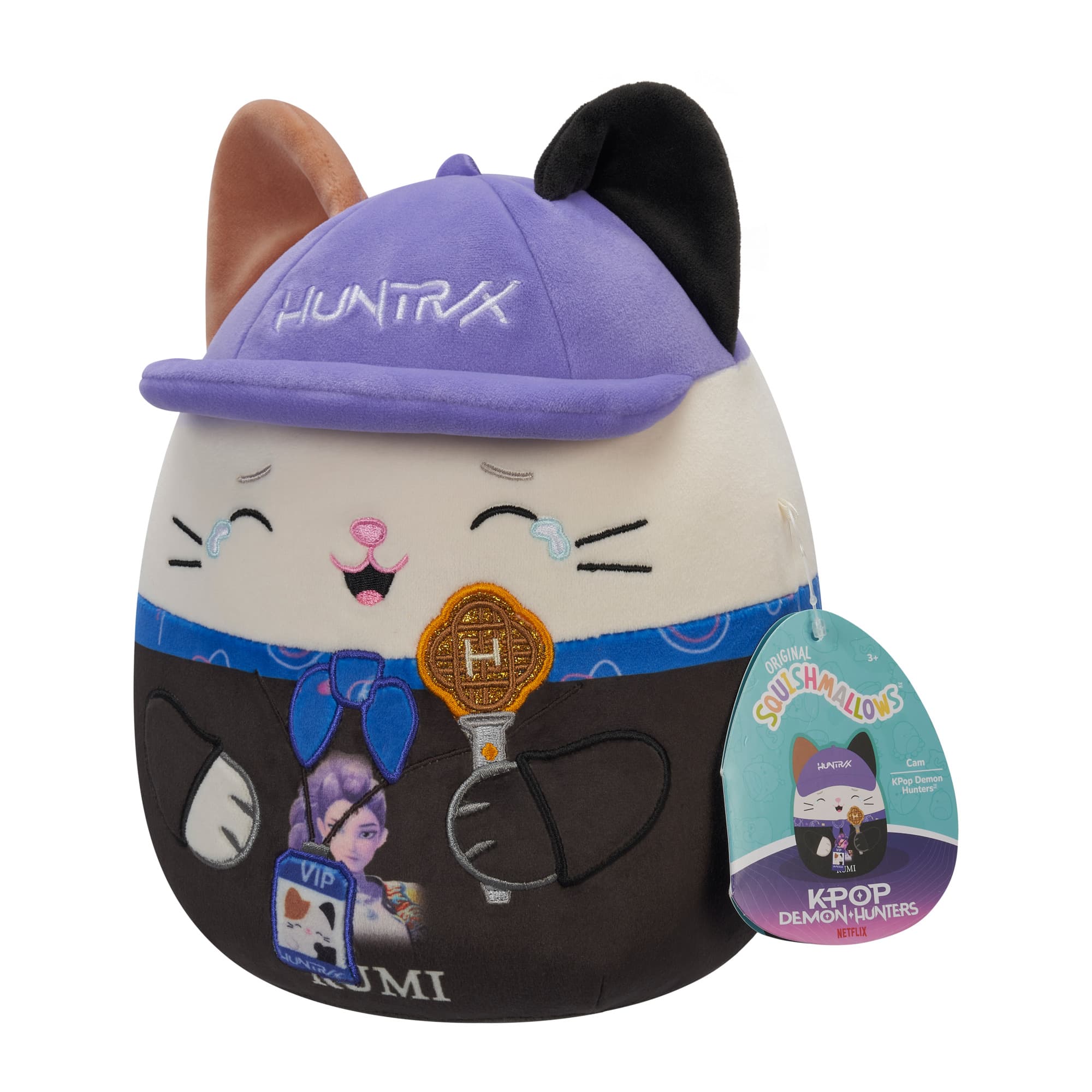 KPop Demon Hunters Huntr/x  Cam the Cat Squishmallows 20cm