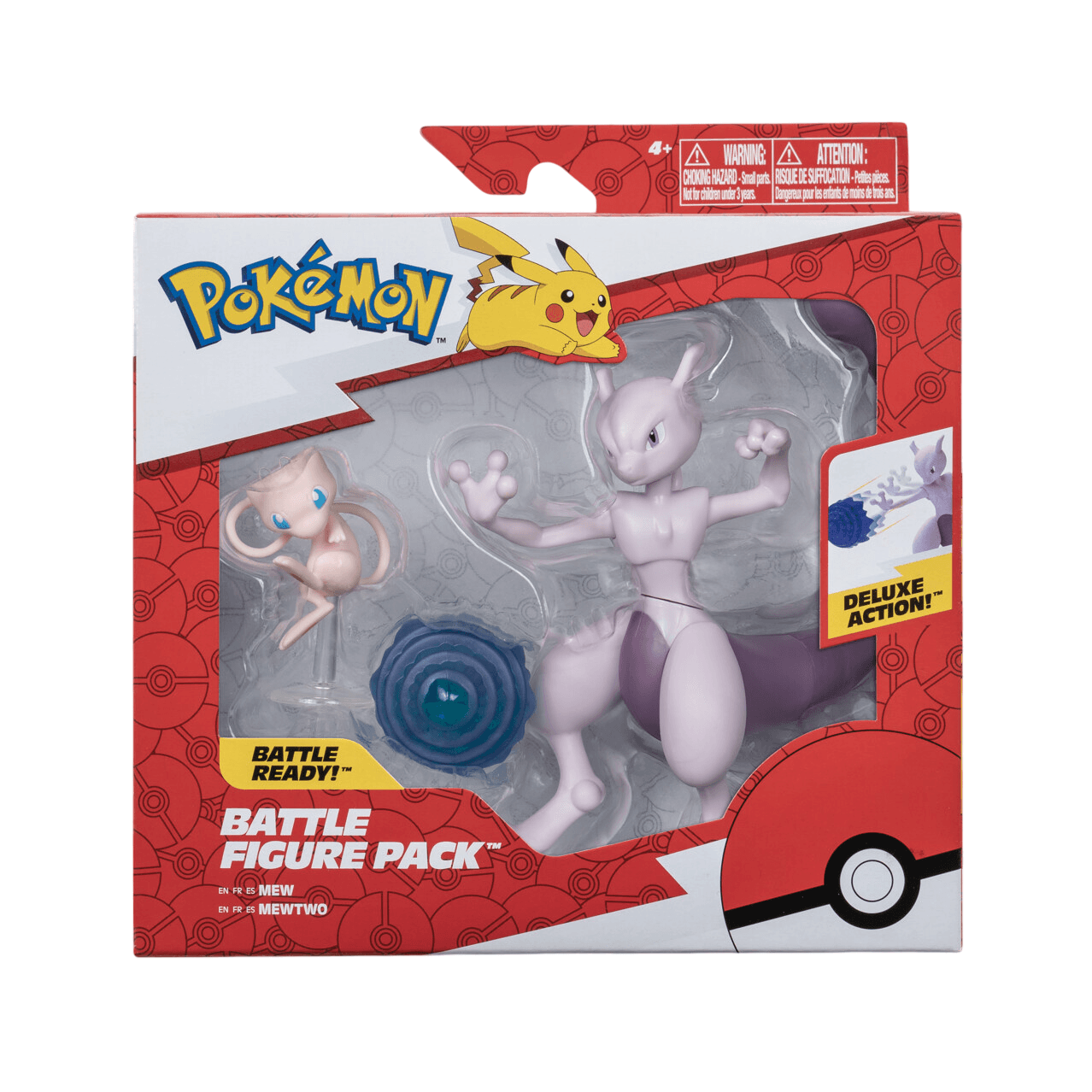 Pokémon Battle Figuren Mewtwo und Mew 2er Set