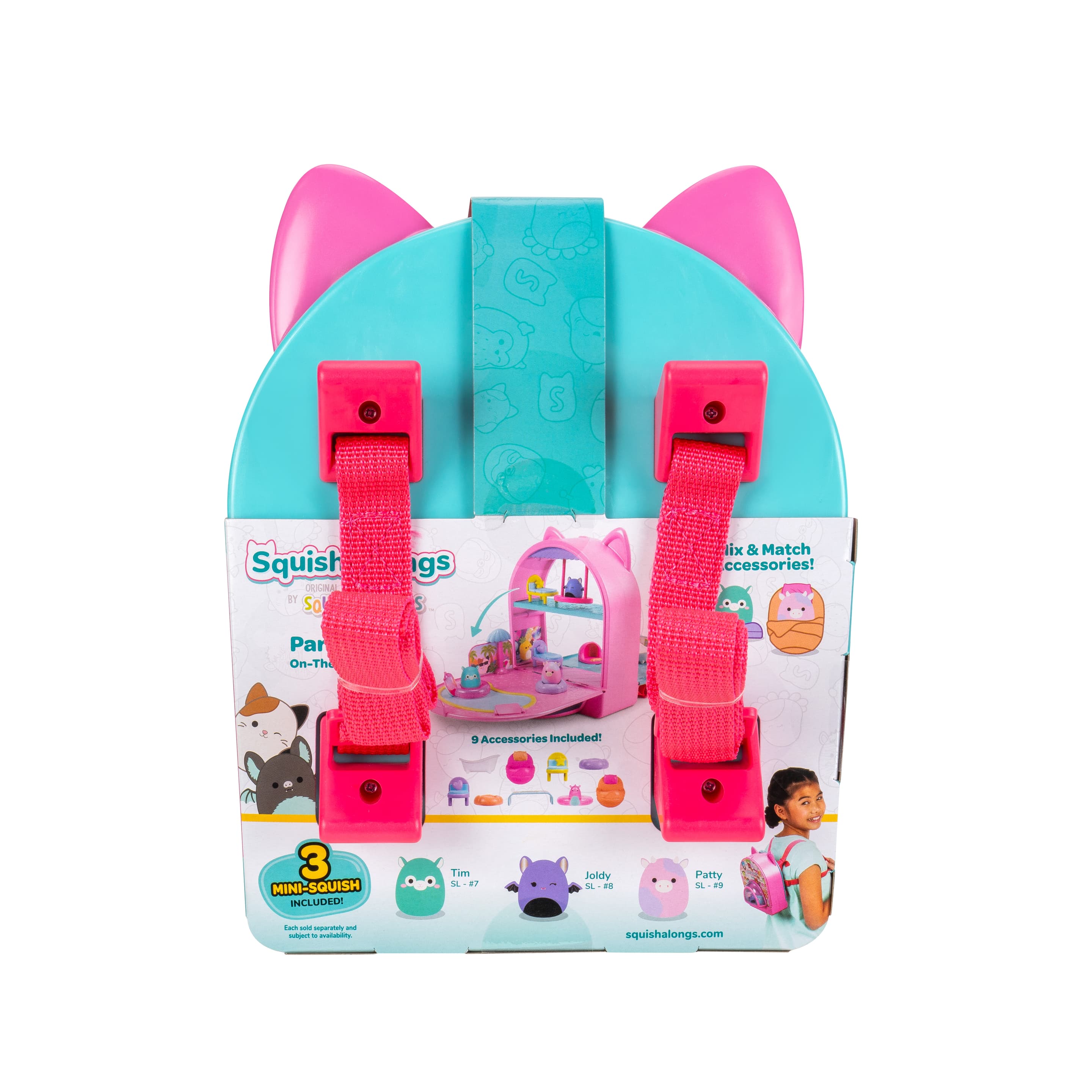 Produktbild Squishmallows Squish-a-longs Rucksack Spielset mit Figuren 5 von 8