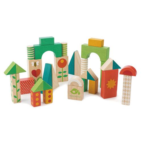 Produktbild Tender Leaf Toys Lauflernwagen mit Klötzen 7508464 4 von 7