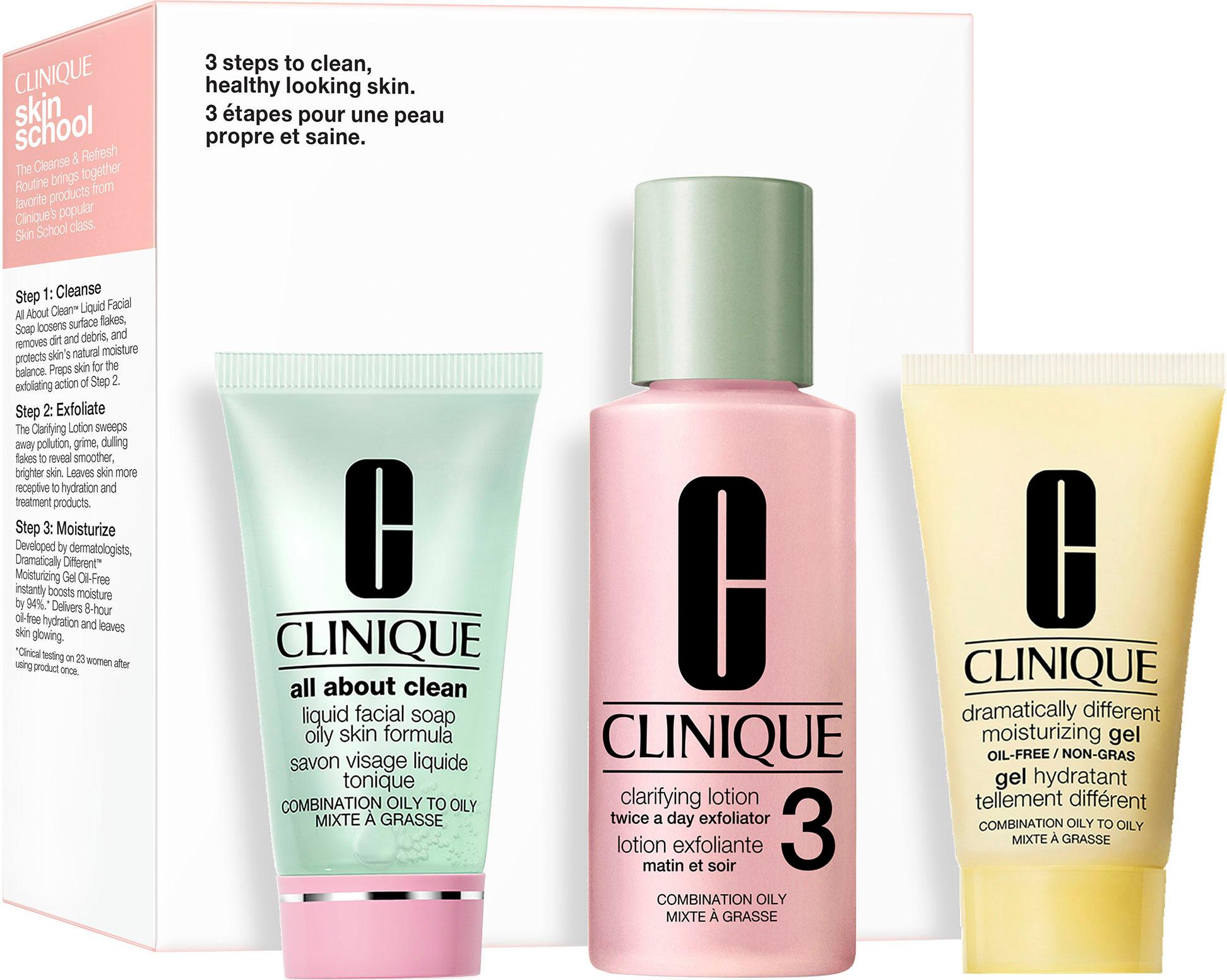 Clinique Pflegesystem 3 Schritte Mischhaut&Ölige Haut Geschenkpackung