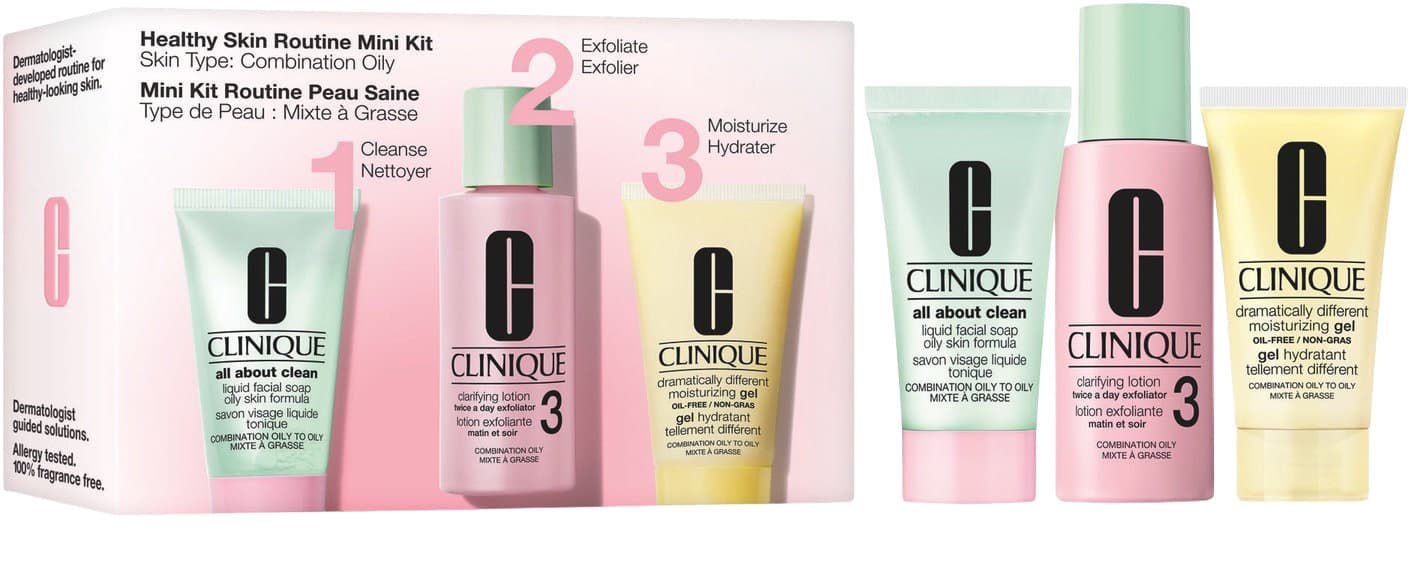 Clinique Healthy Skin Routine Skin Type 3 Mini Kit Geschenkpackung