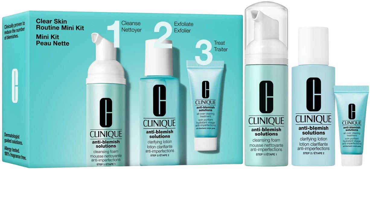 Clinique Clear Skin Routine Mini Kit Geschenkpackung
