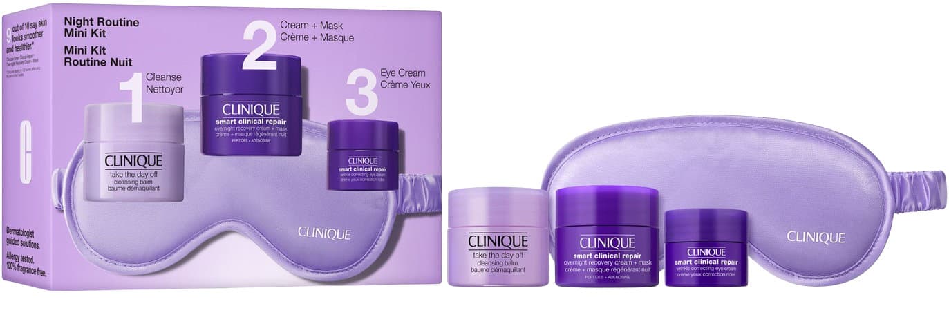 Clinique Night Routine Mini Kit Geschenkpackung