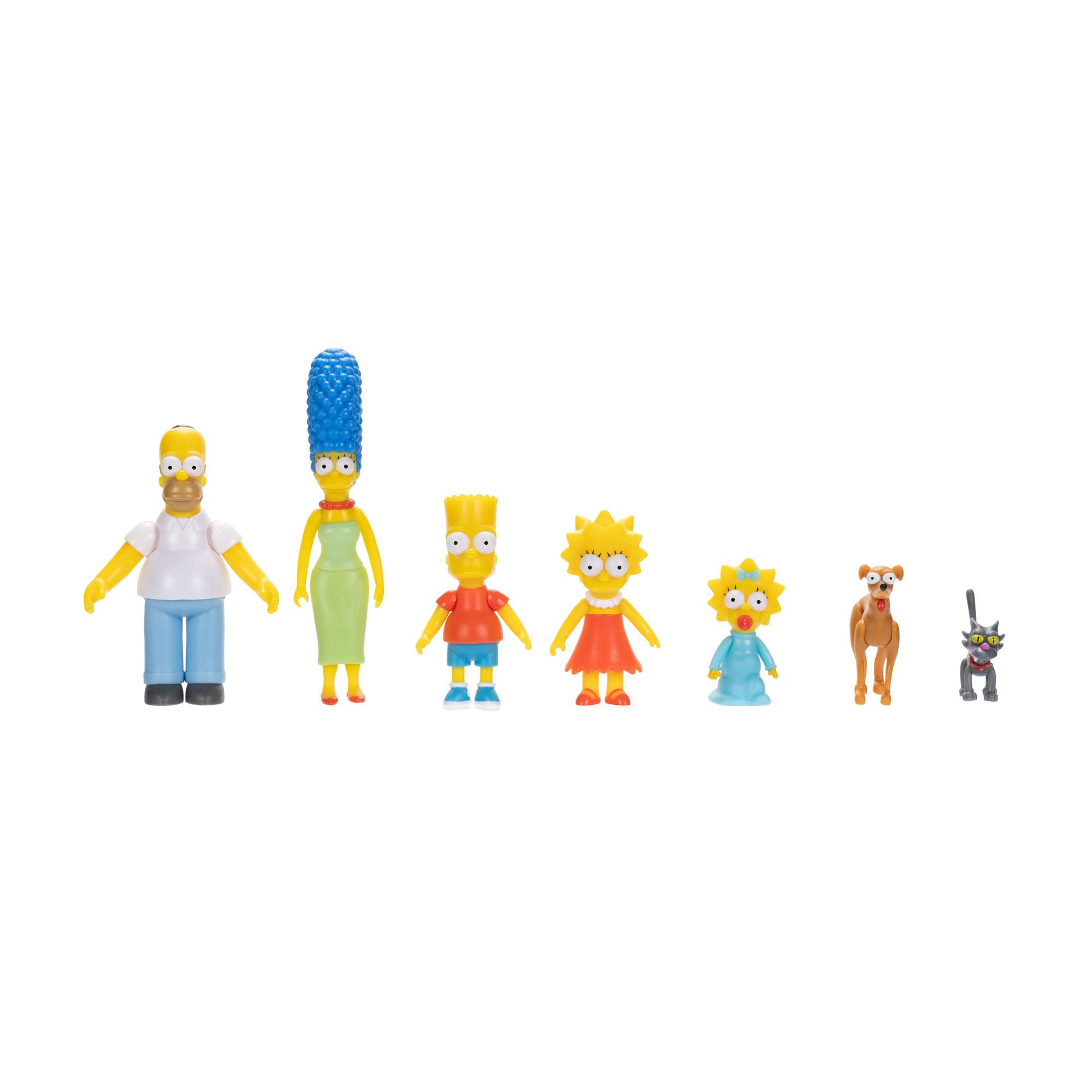 The Simpsons - 7cm Figuren Multipack 1, 7 Teile