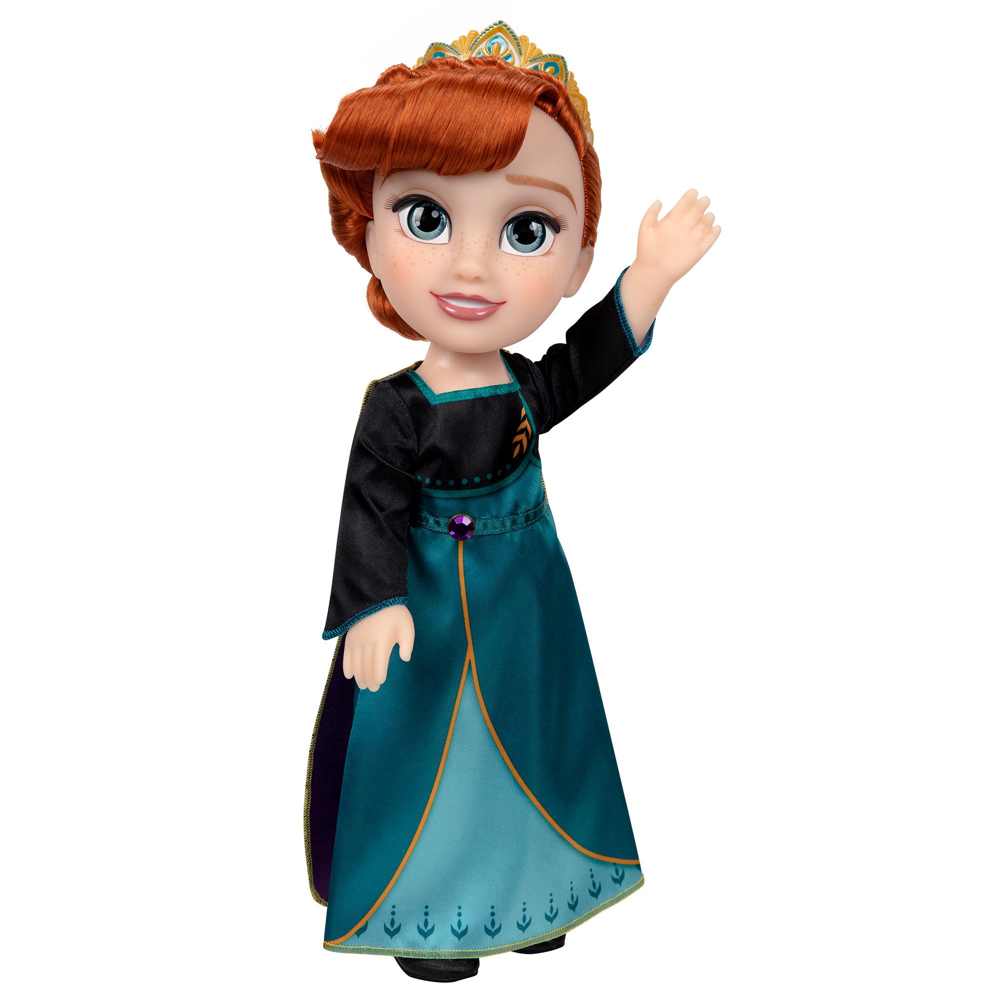 Jakks Pacific - Die Eiskönigin 2 Königin Anna Puppe 35 cm mit Krone