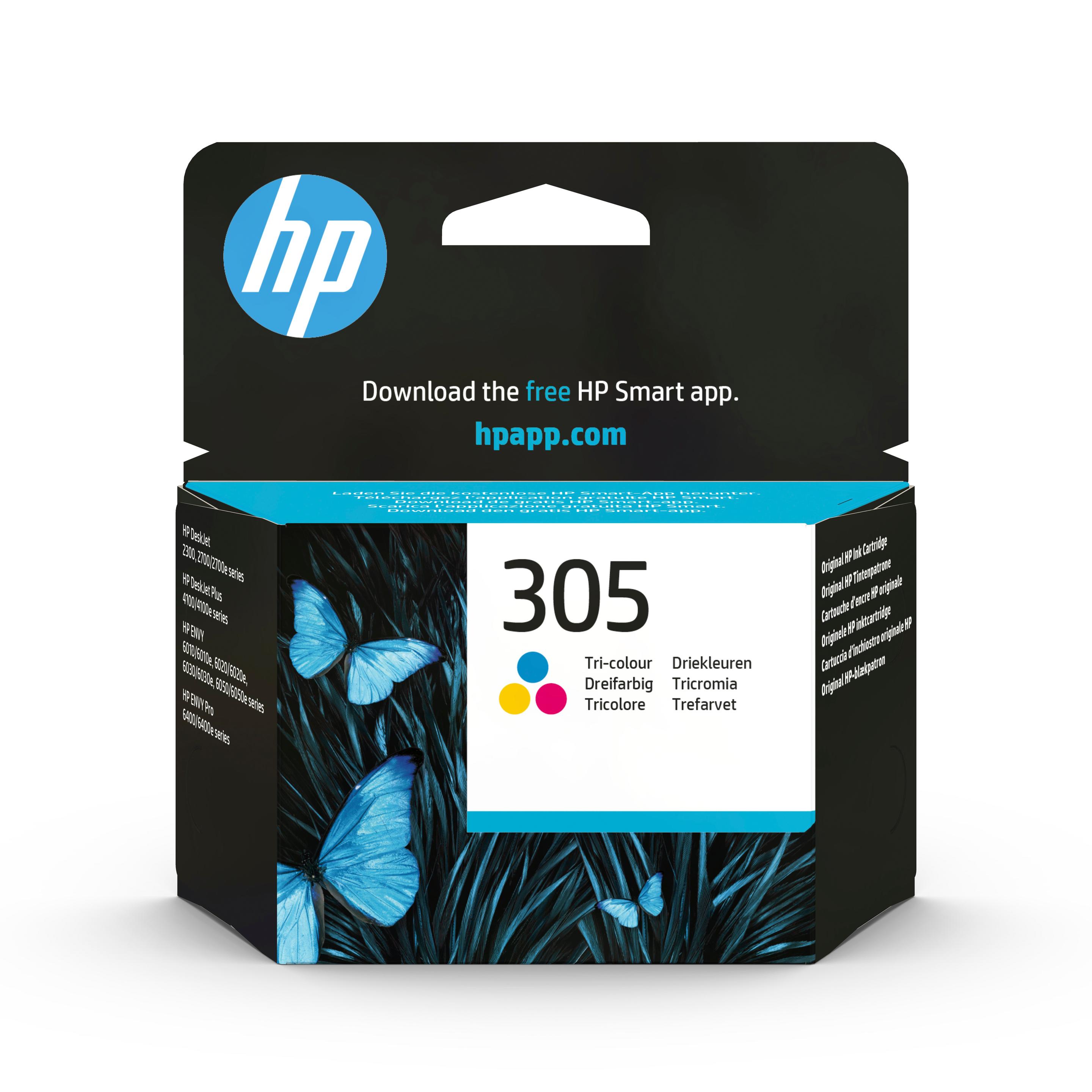 hp 305 Cyan/Magenta/Gelb Original Druckerpatrone 3YM60AE