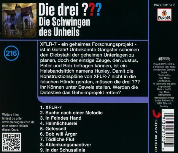 Produktbild Folge 216: Die Schwingen des Unheils 3 von 3