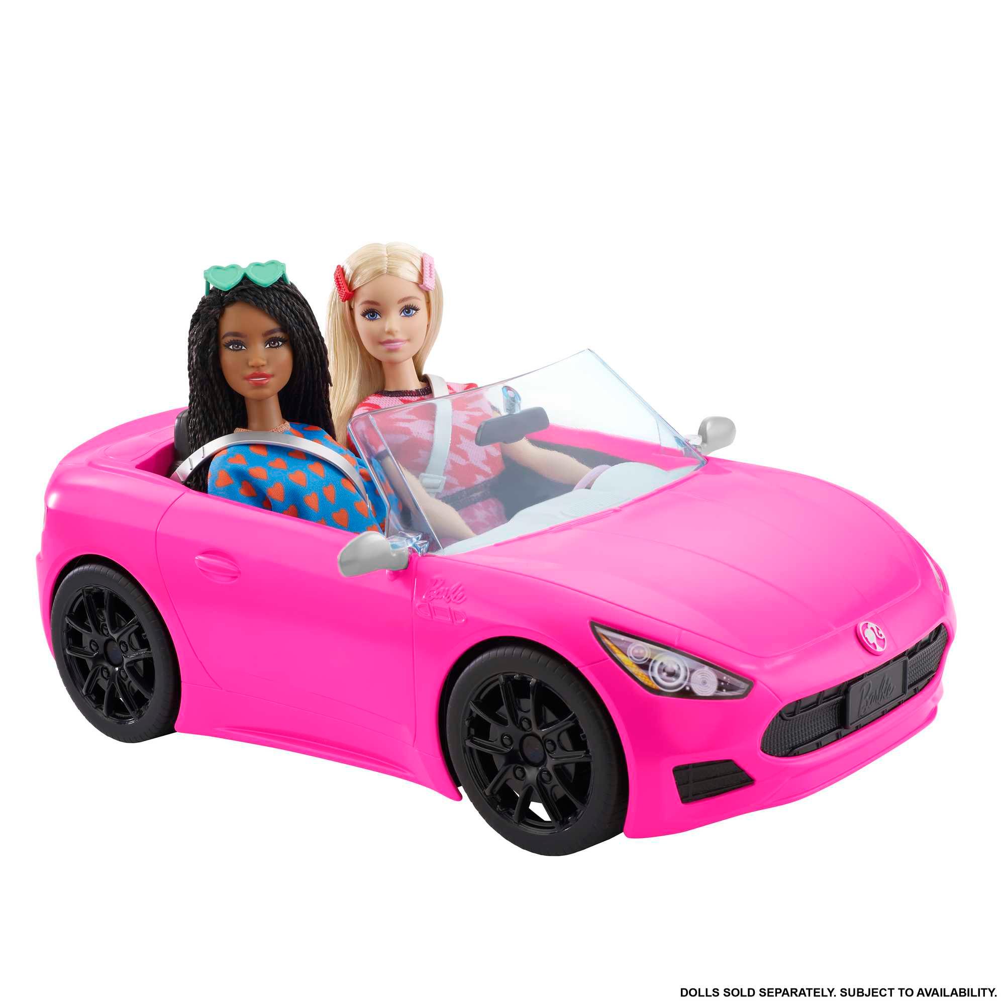 Barbie Auto Cabrio (pink), Puppenauto, Zubehör