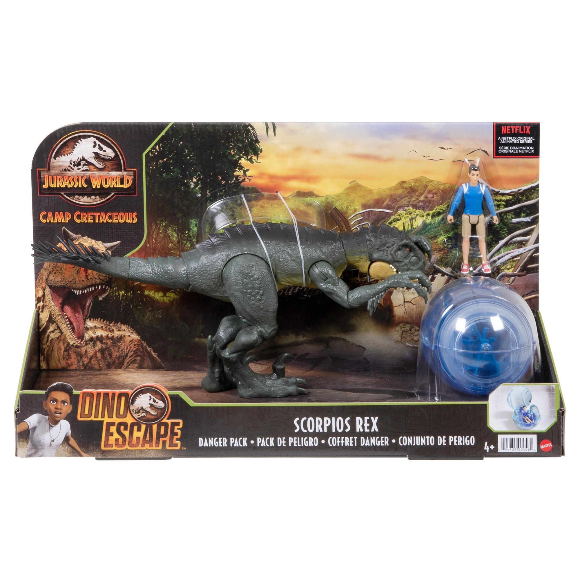 Produktbild Jurassic World: Neue Abenteuer: Dino Escape Scorpios Rex Danger Pack 2 von 7