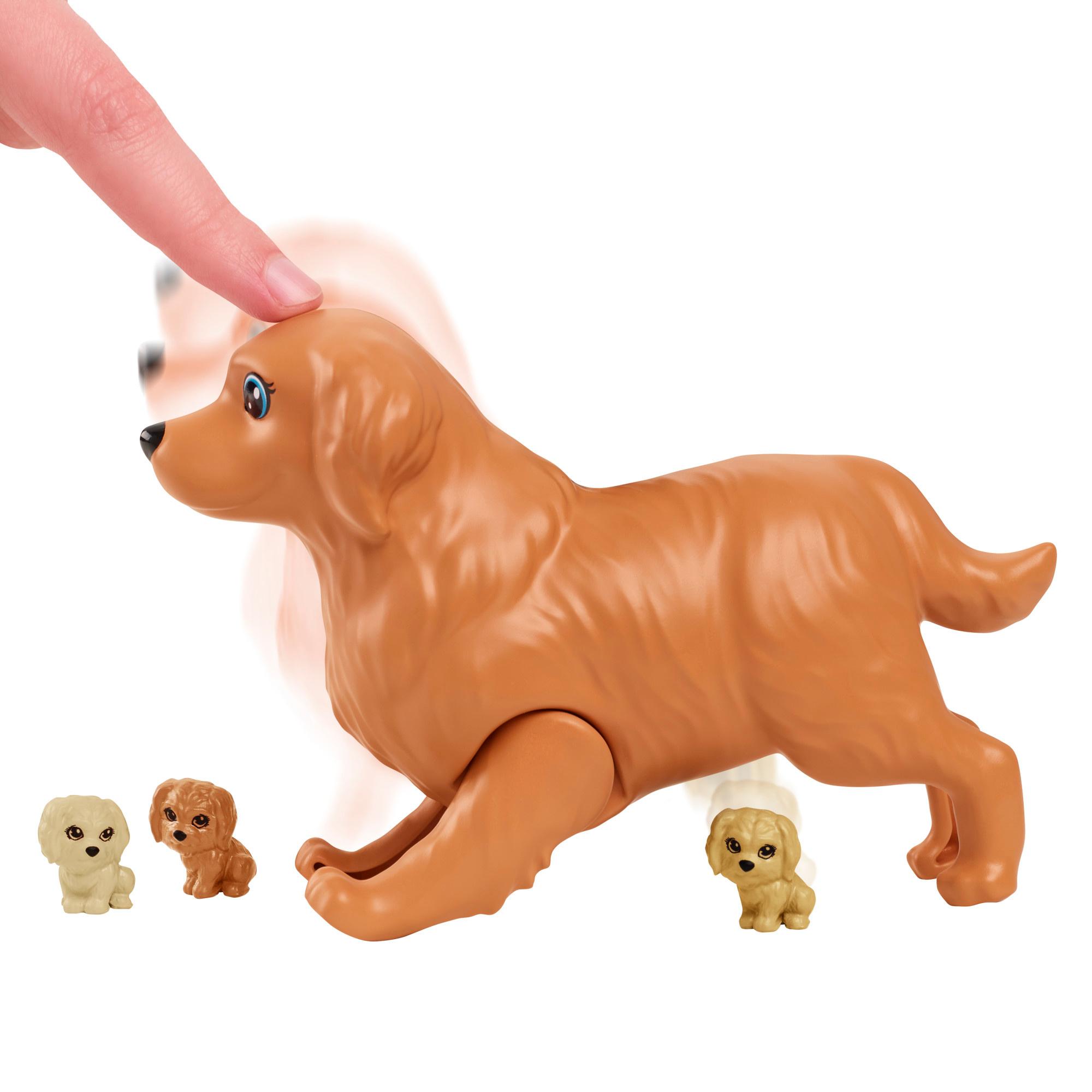 Produktbild Barbie Puppe (blond) mit Hund&Welpen, Set inkl. Zubehör 3 von 7