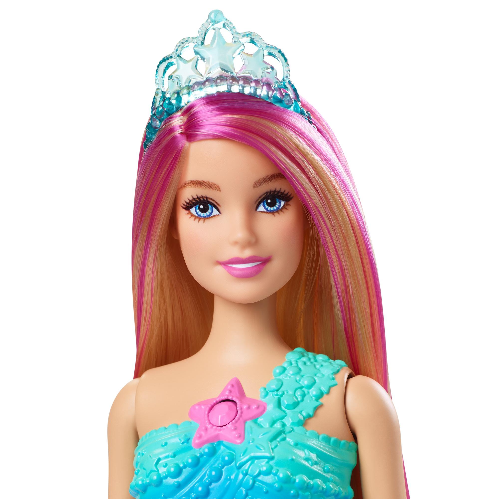 Produktbild Barbie Zauberlicht Meerjungfrau Puppe (leuchtet), Barbie Dreamtopia 4 von 6