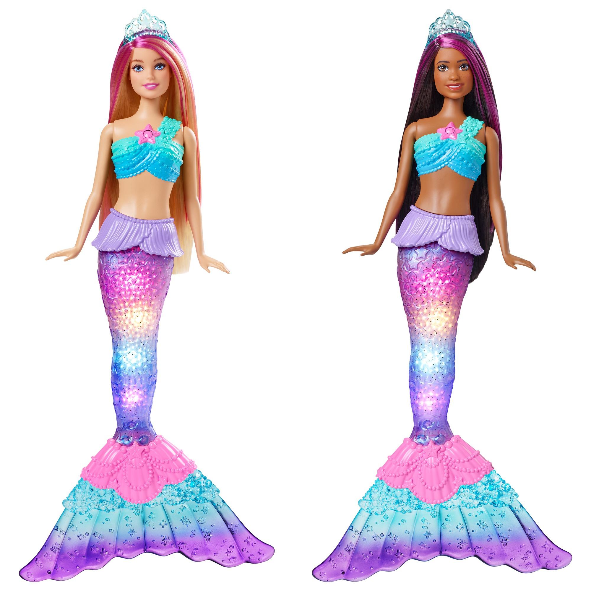 Produktbild Barbie Zauberlicht Meerjungfrau Puppe (leuchtet), Barbie Dreamtopia 6 von 6