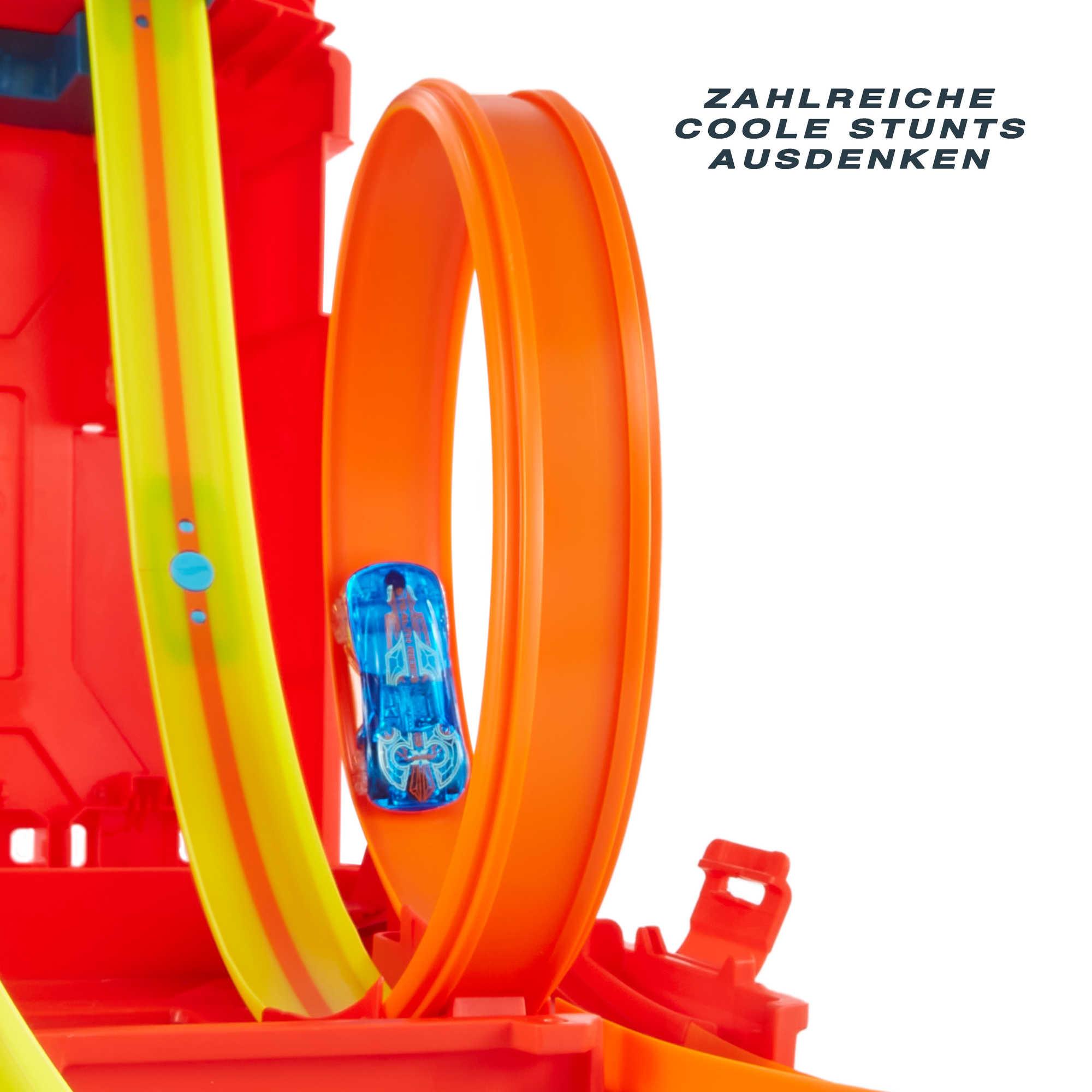 Produktbild Hot Wheels Track Builder Unlimited Kanister Stunt Box inkl. 1 Spielzeugauto 5 von 6