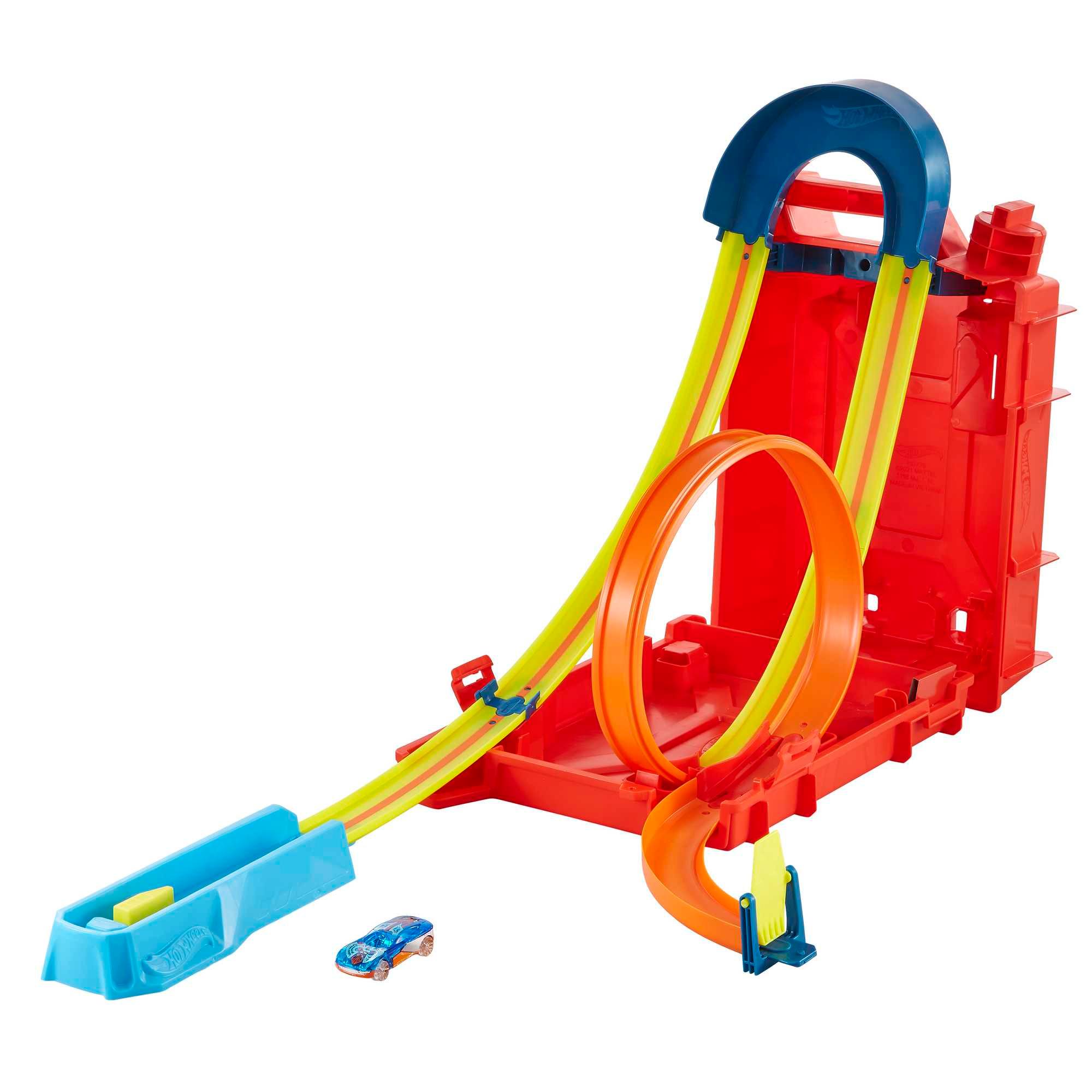 Hot Wheels Track Builder Unlimited Kanister Stunt Box inkl. 1 Spielzeugauto
