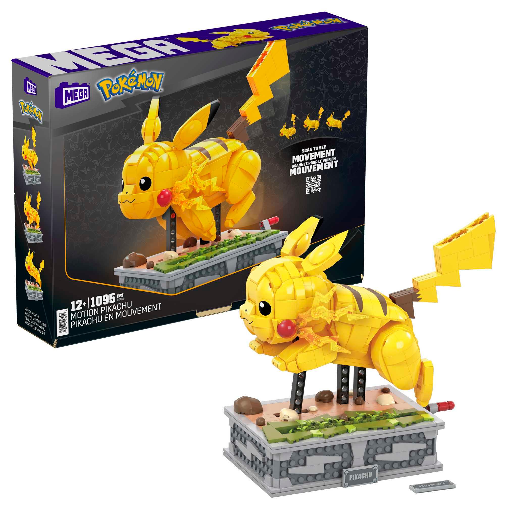 Mega  Pokémon Pikachu Collector Figur (beweglich), Bauset