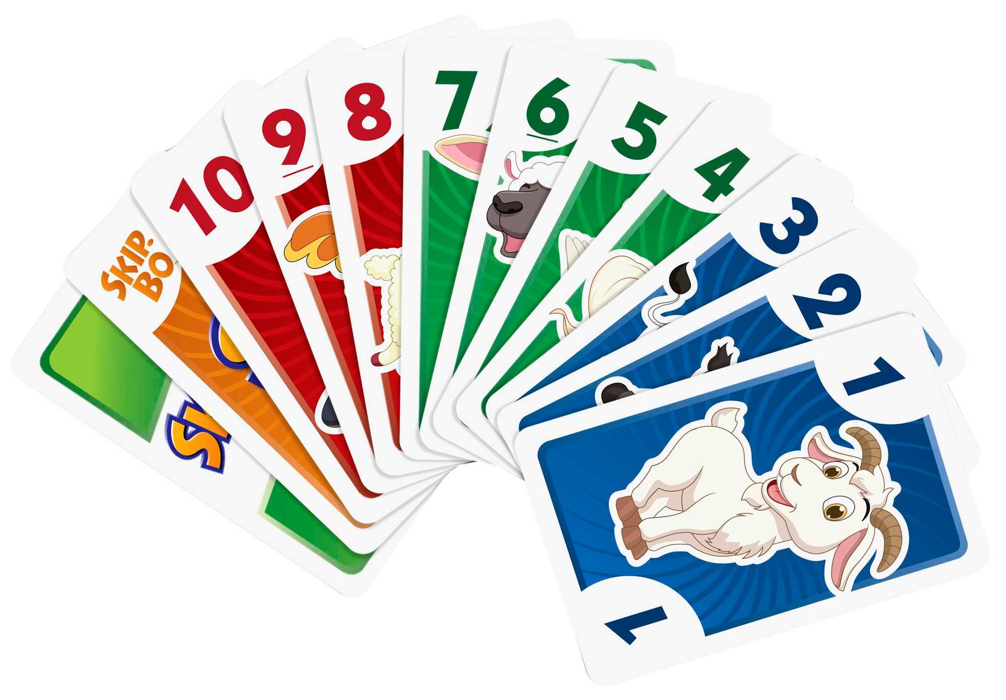 Produktbild Mattel Games Skip-Bo Junior Kinderspiel, Kartenspiel, Familienspiel 2 von 6