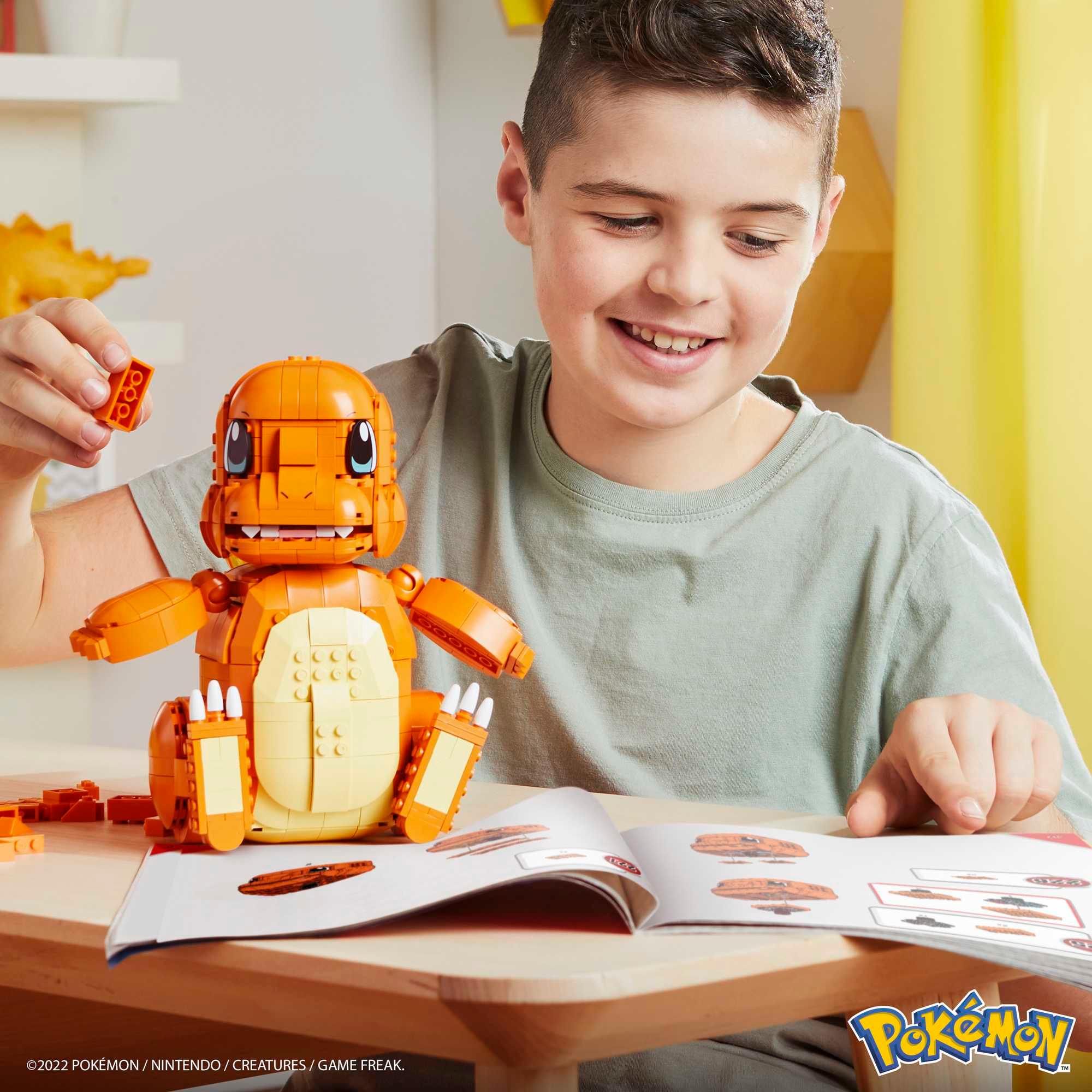 Produktbild Mega Construx Pokémon Jumbo Glumanda Collector Figur (beweglich), Bauset 4 von 6