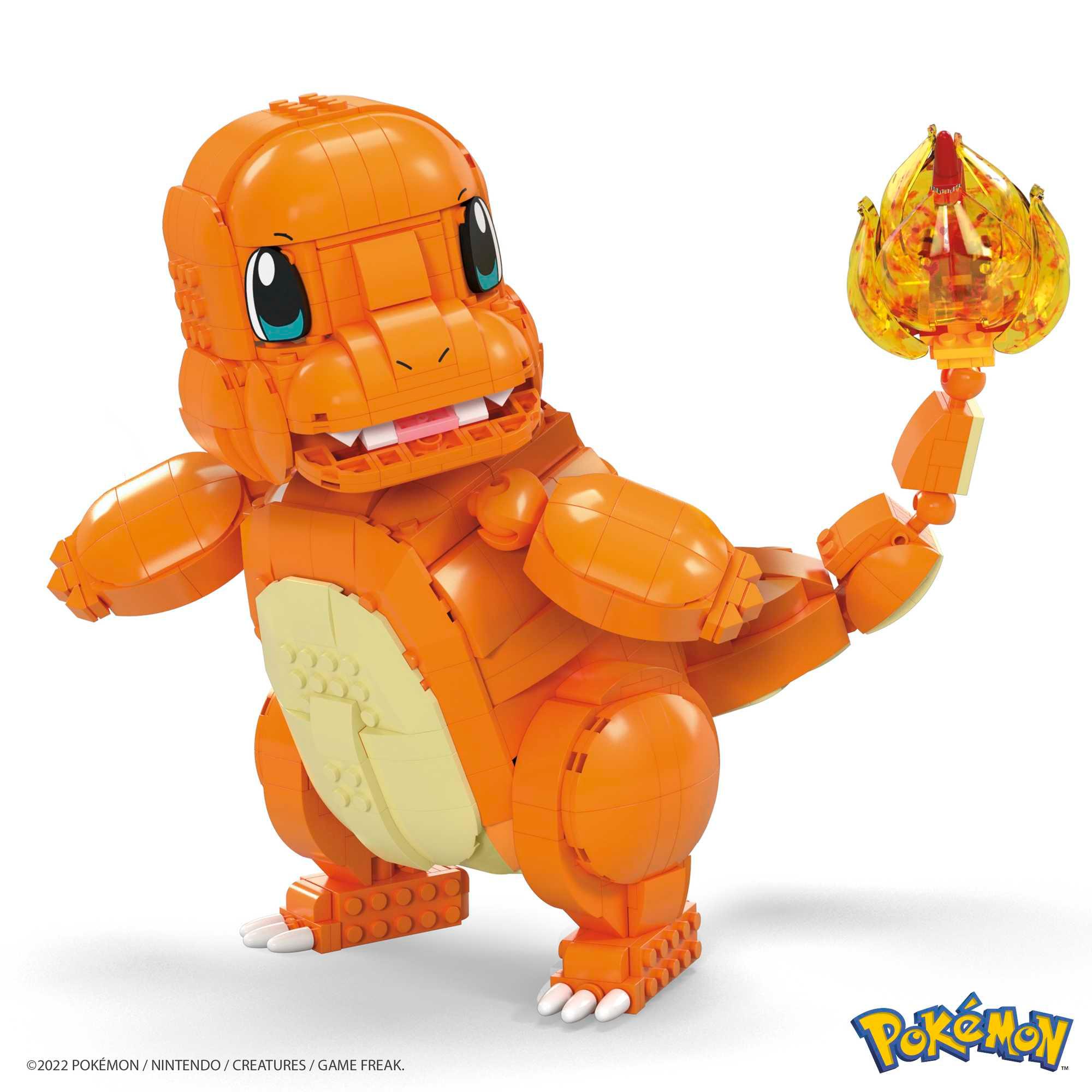 Produktbild Mega Construx Pokémon Jumbo Glumanda Collector Figur (beweglich), Bauset 5 von 6