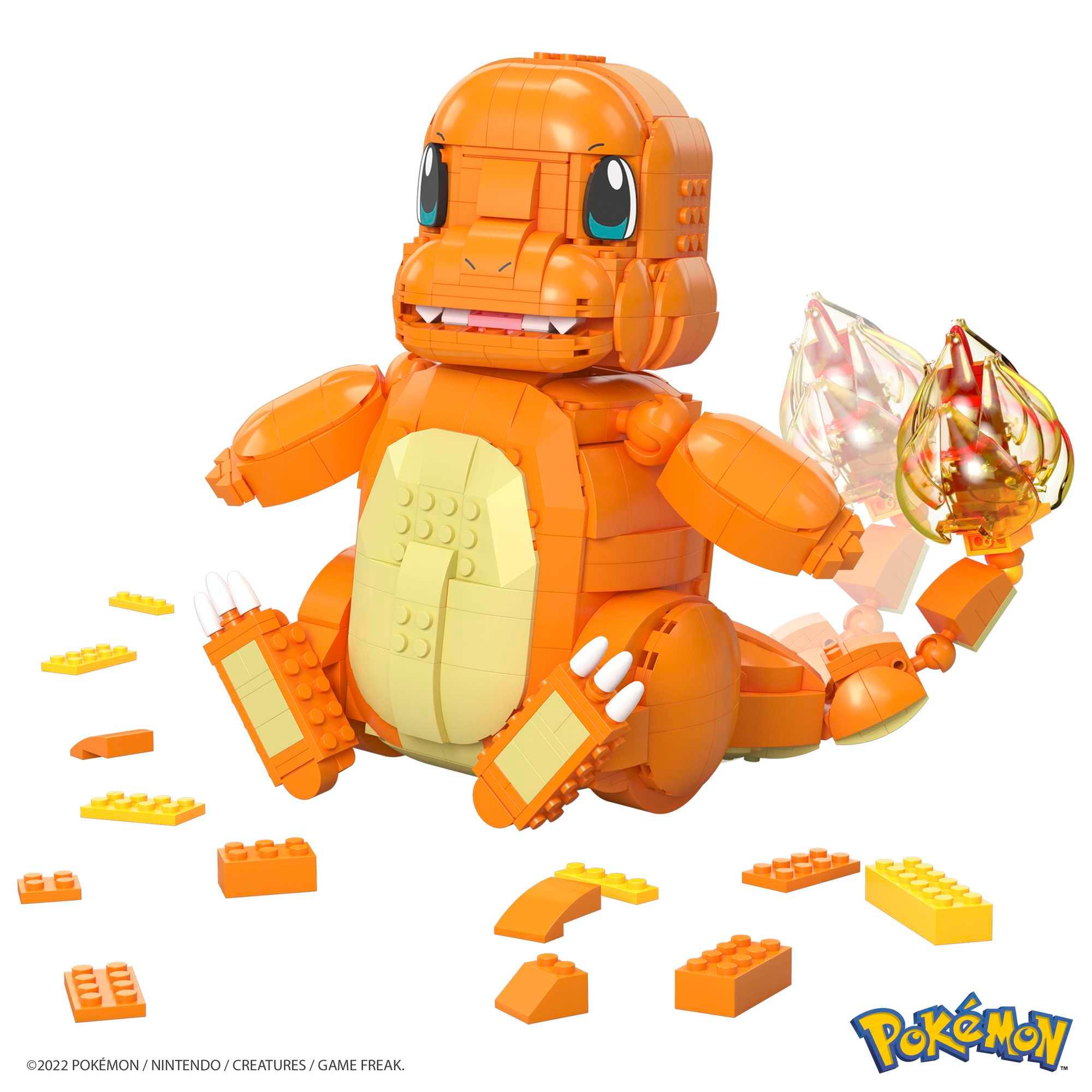 Produktbild Mega Construx Pokémon Jumbo Glumanda Collector Figur (beweglich), Bauset 6 von 6