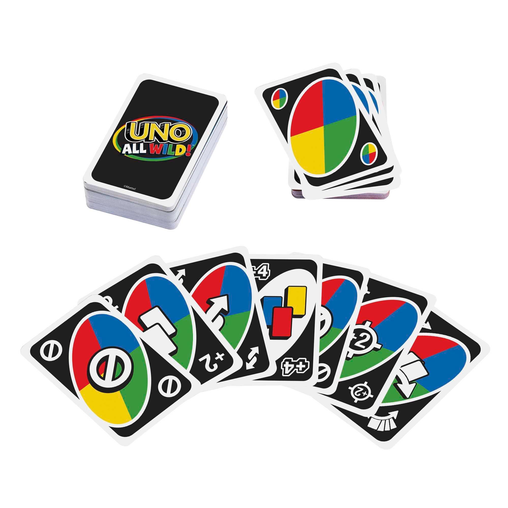Produktbild Mattel Games UNO All Wild, Kartenspiel, Familienspiel 2 von 6