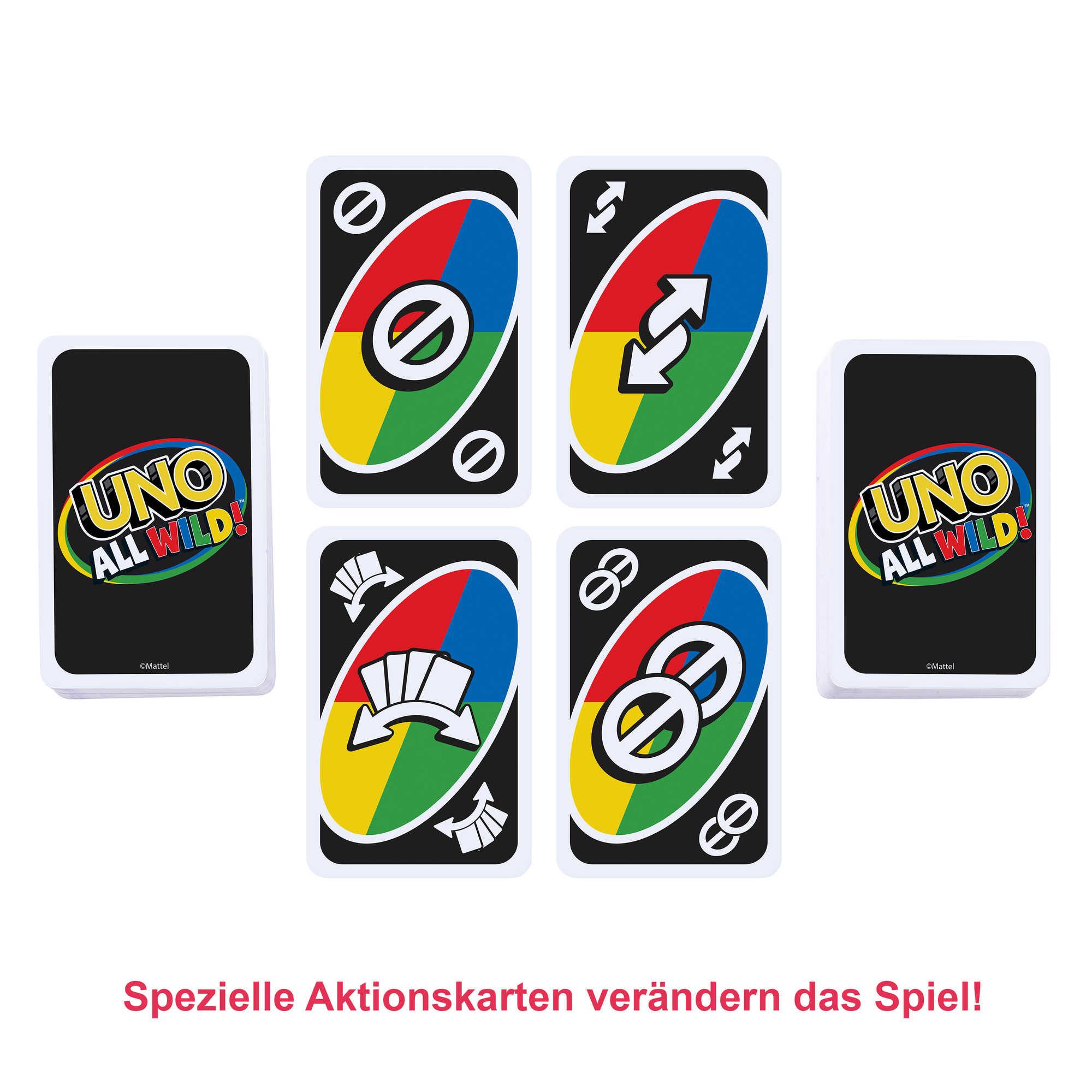 Produktbild Mattel Games UNO All Wild, Kartenspiel, Familienspiel 6 von 6