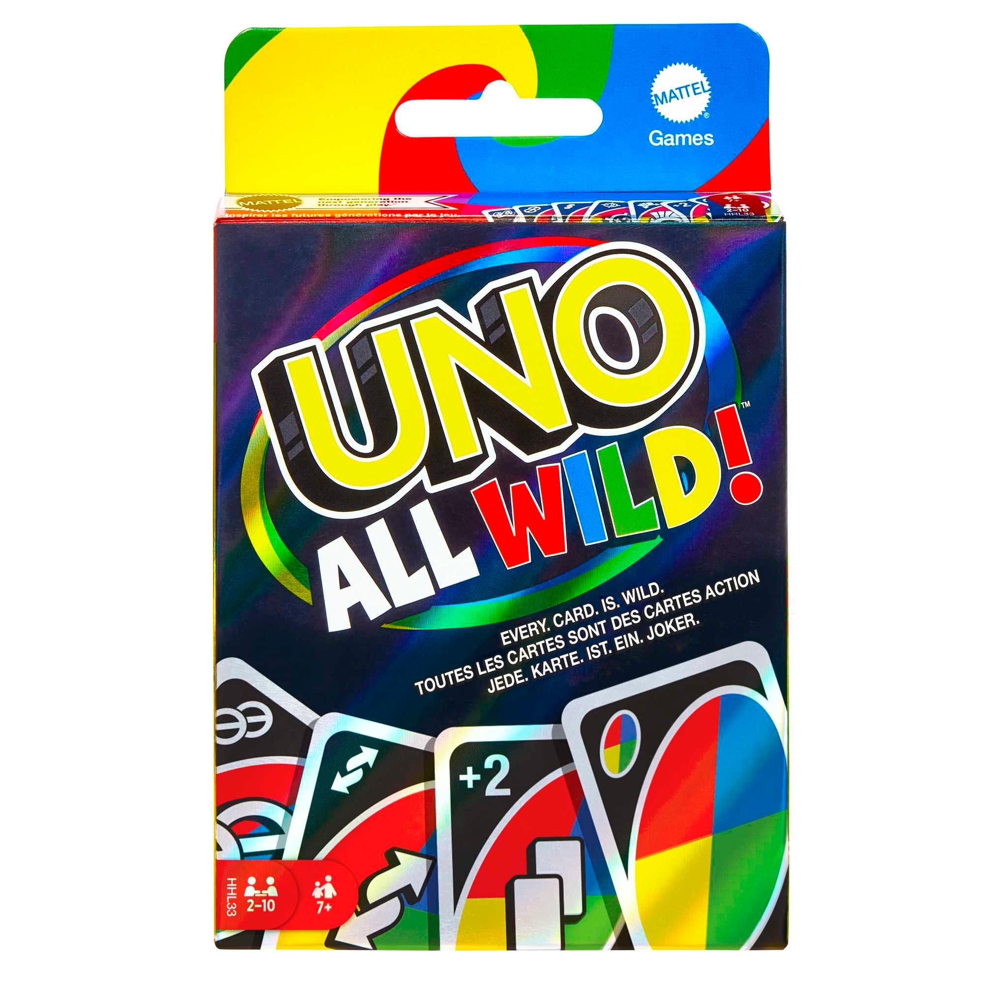 Mattel Games UNO All Wild, Kartenspiel, Familienspiel