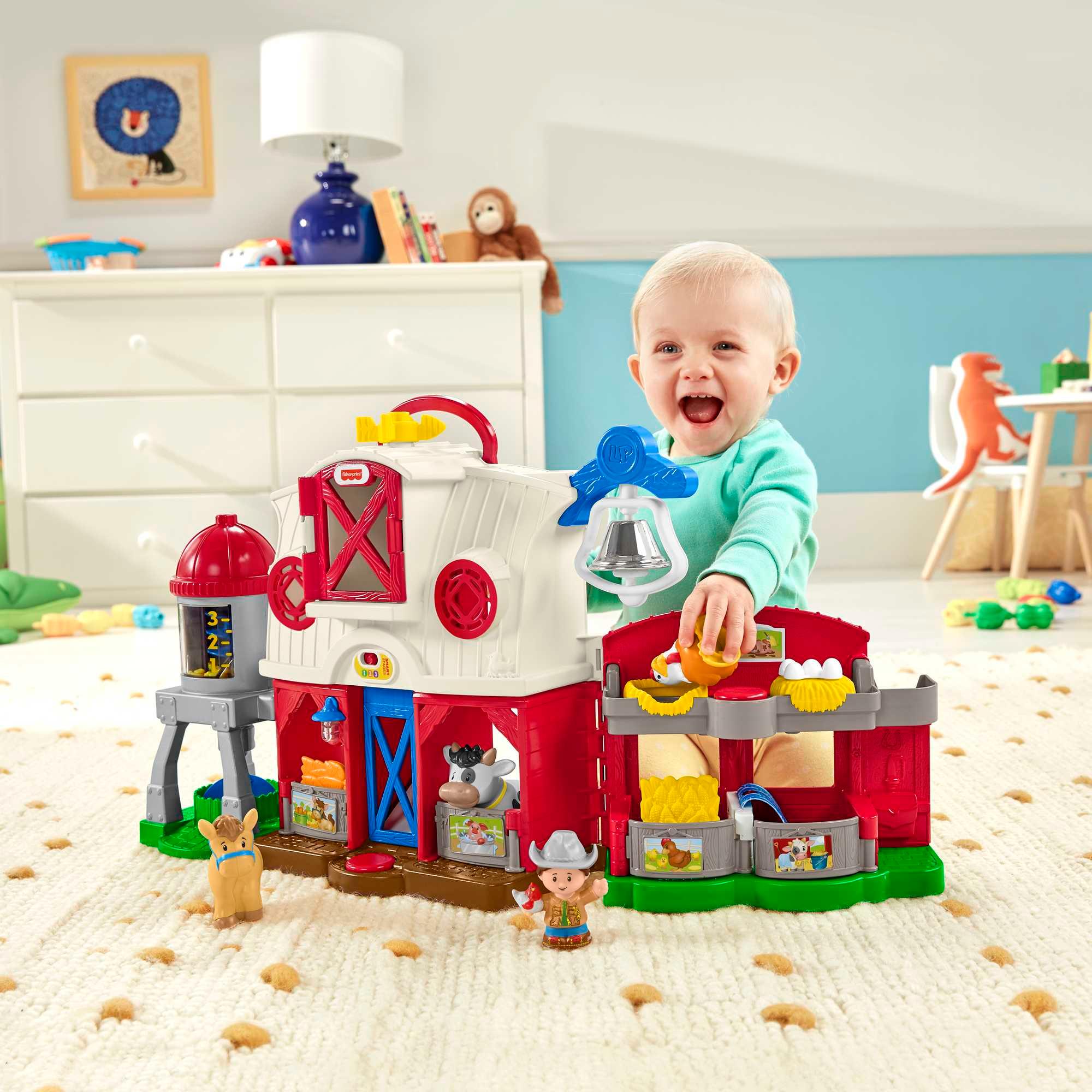 Produktbild Fisher-Price Little People Bauernhof inkl. Figuren, Kleinkind Spielzeug 7 von 7