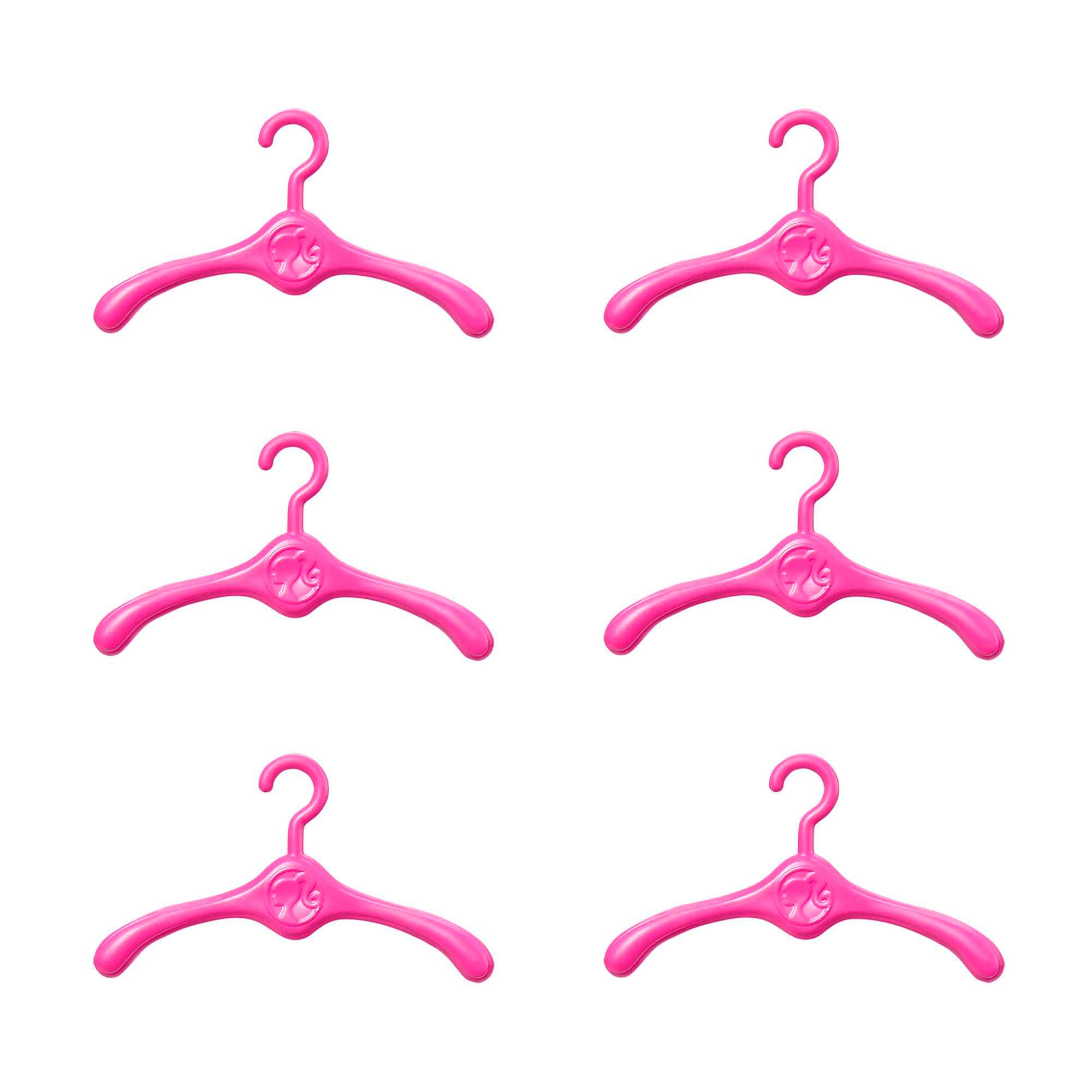Produktbild Barbie Kleiderschrank mit Tragegriff (lila/rosa) ausklappbar mit Zubehör 5 von 5