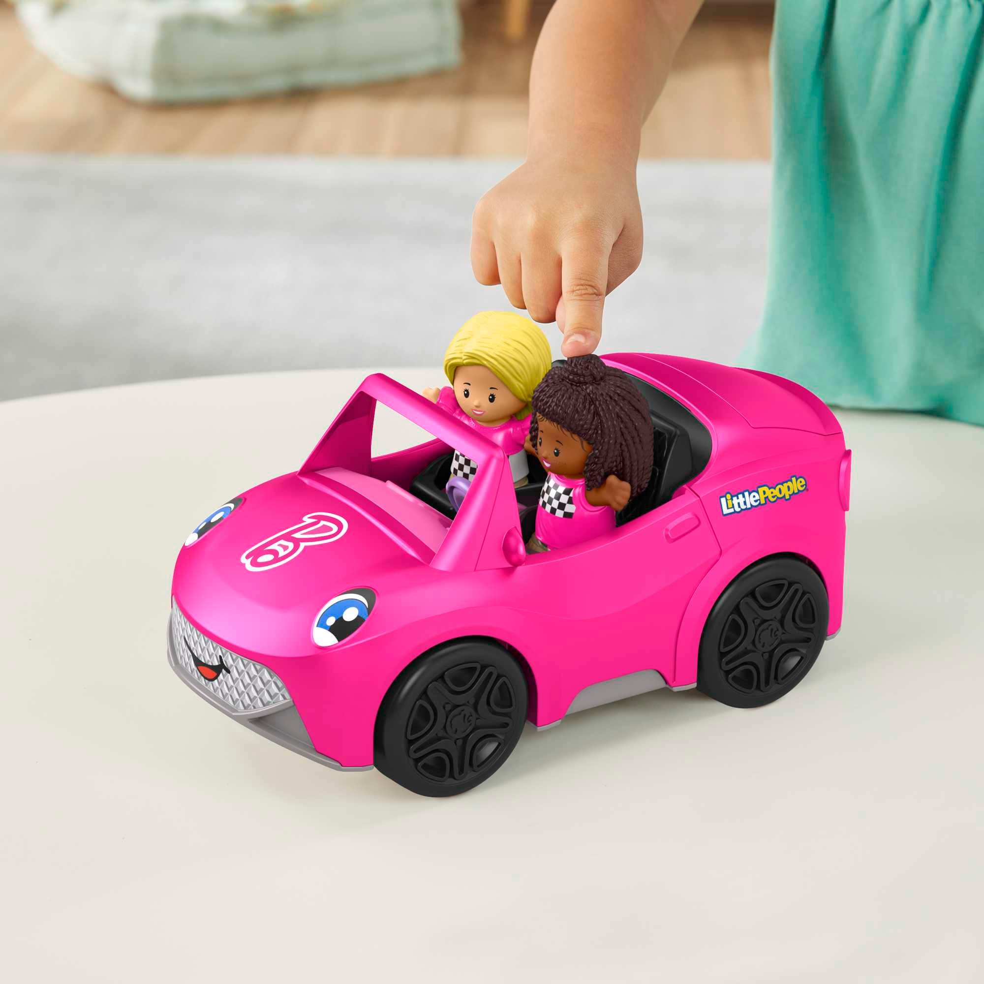 Produktbild Barbie Cabrio Fahrzeug- und Figurenset von Little People 4 von 6