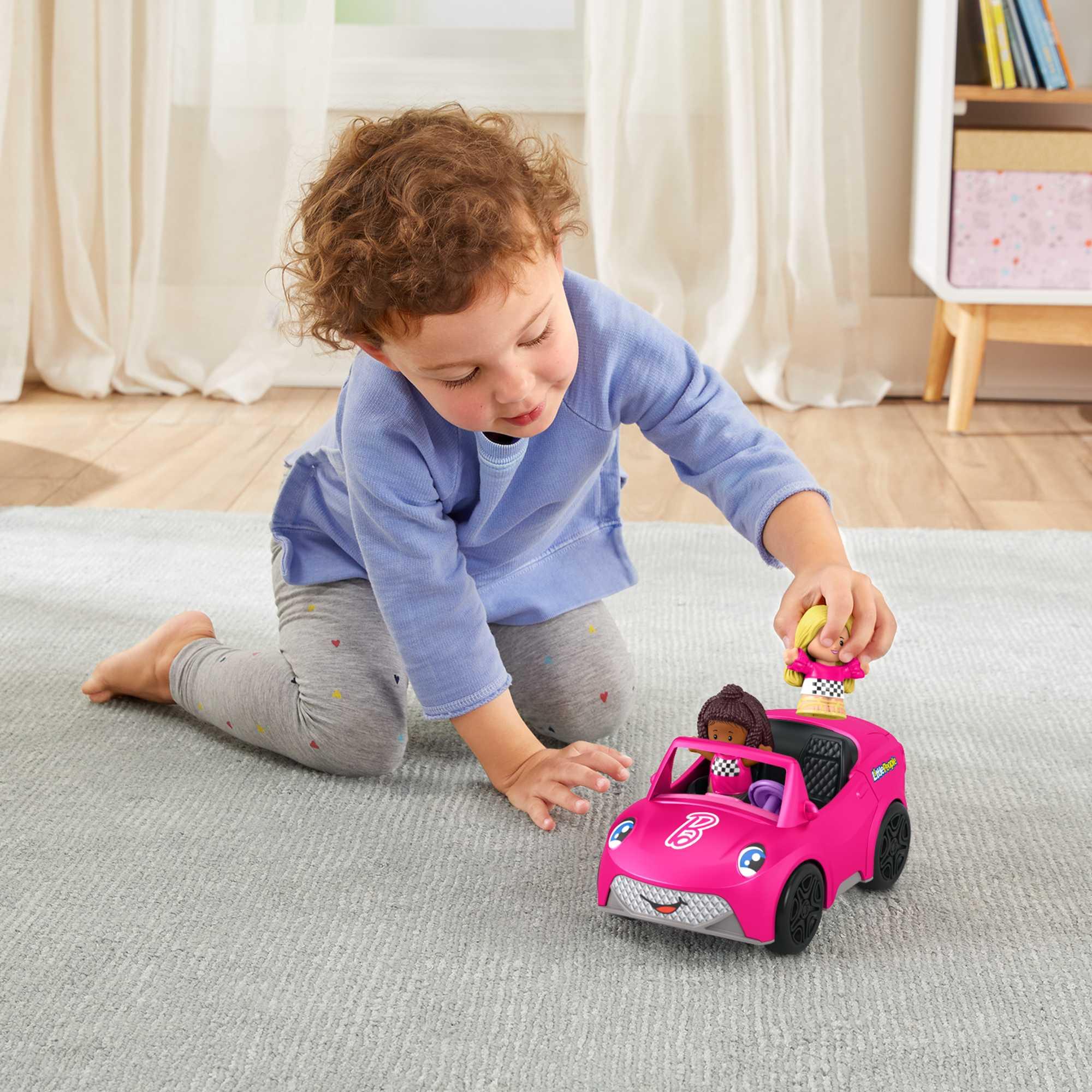 Produktbild Barbie Cabrio Fahrzeug- und Figurenset von Little People 5 von 6