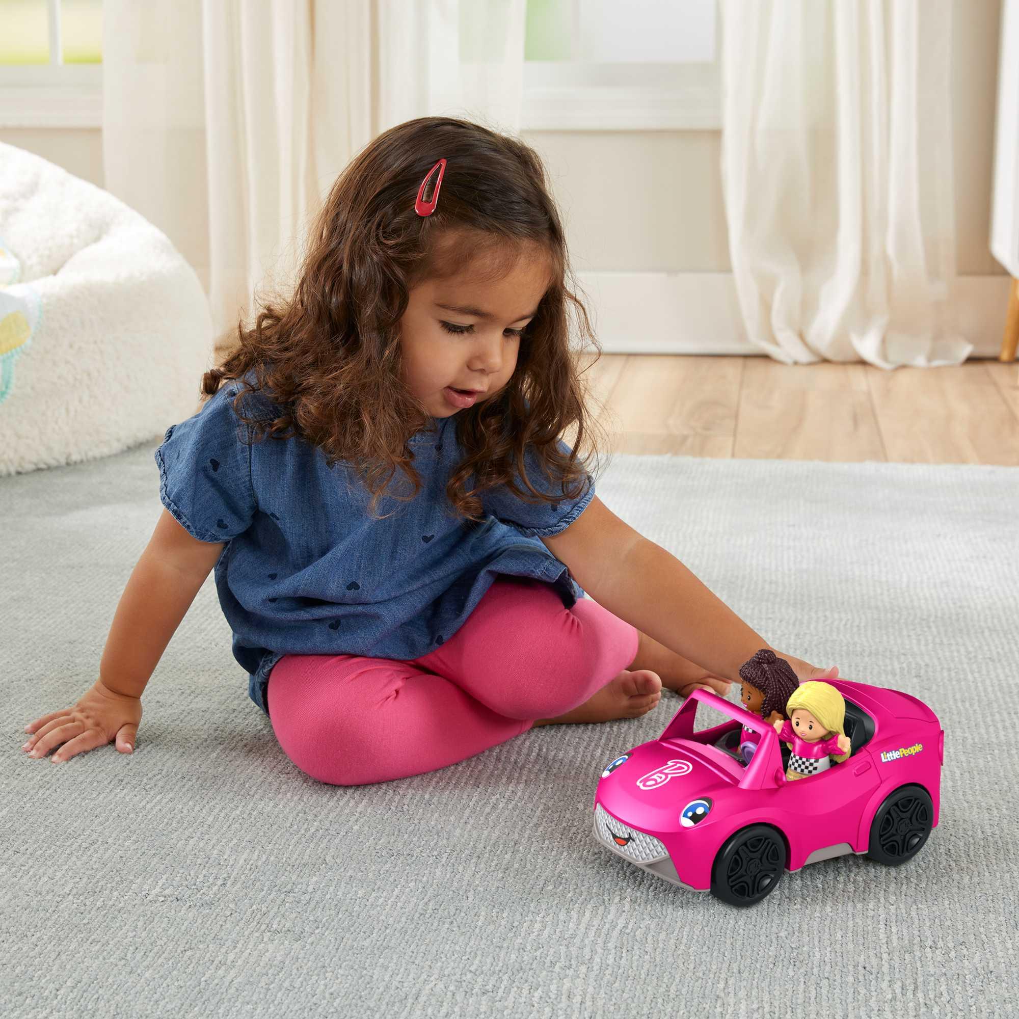 Produktbild Barbie Cabrio Fahrzeug- und Figurenset von Little People 6 von 6