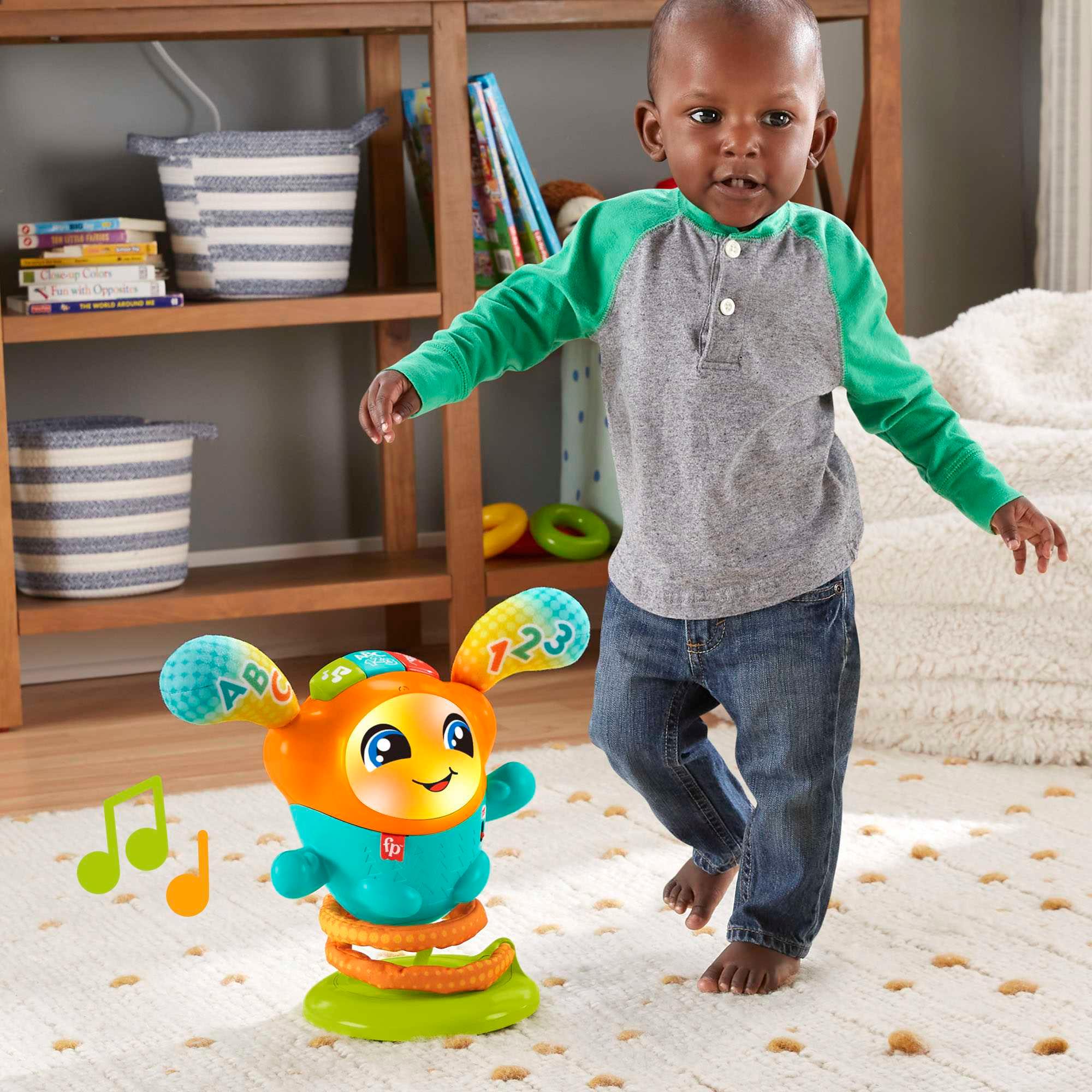 Produktbild Fisher-Price DJ Hüpfi Lernspielzeug für Kleinkinder, Musik&Geräusche 2 von 6