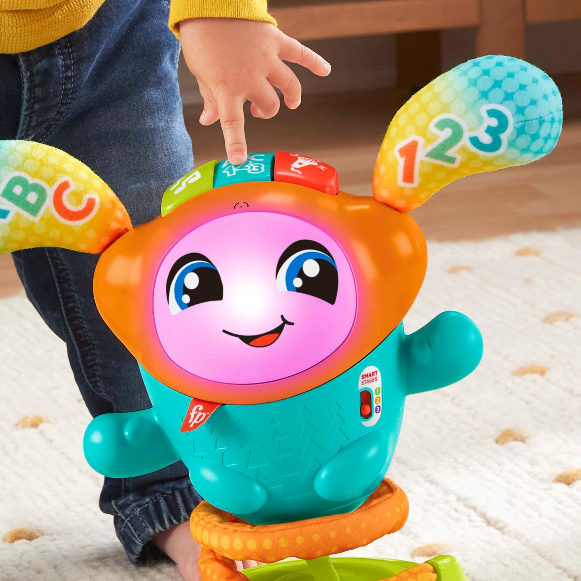 Produktbild Fisher-Price DJ Hüpfi Lernspielzeug für Kleinkinder, Musik&Geräusche 5 von 6