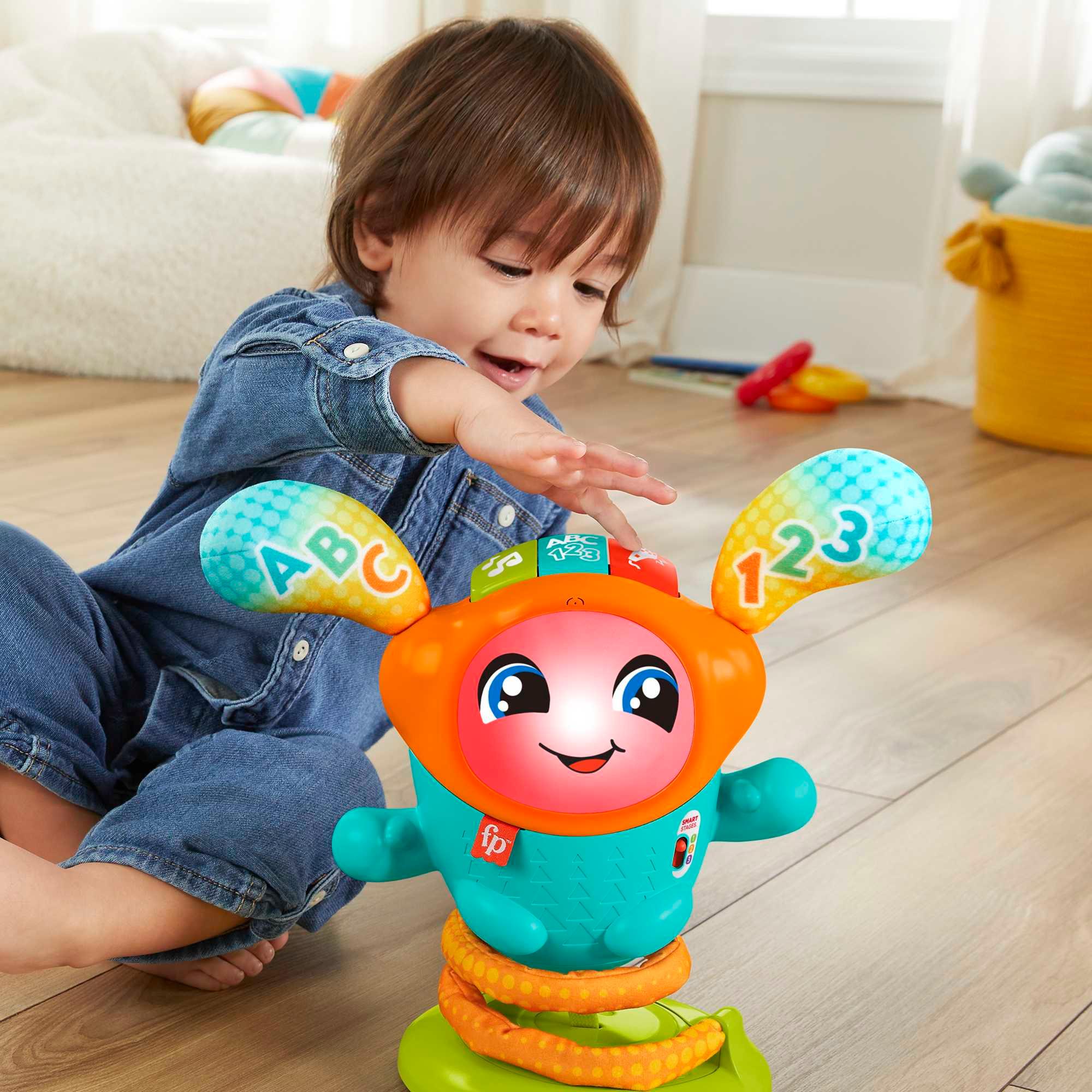 Produktbild Fisher-Price DJ Hüpfi Lernspielzeug für Kleinkinder, Musik&Geräusche 6 von 6