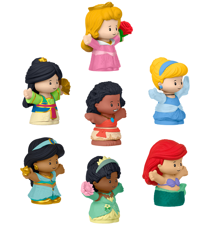 Produktbild Fisher-Price Little People Disney Princess Spielzeug, 7er-Figurenpack für Klein- und Vorschulkinder 5 von 6