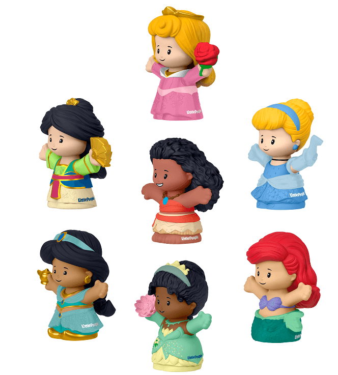 Produktbild Fisher-Price Little People Disney Princess Spielzeug, 7er-Figurenpack für Klein- und Vorschulkinder 4 von 6