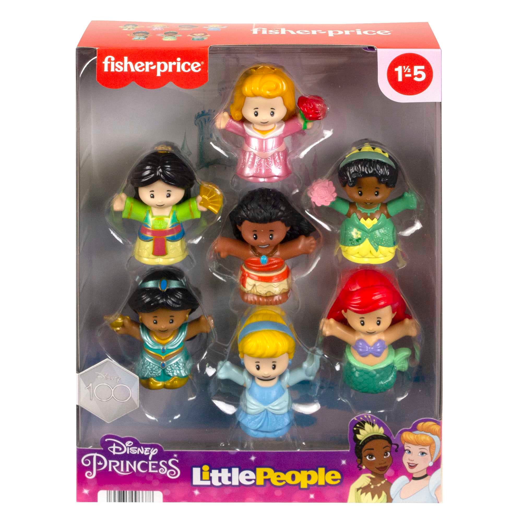 Produktbild Fisher-Price Little People Disney Princess Spielzeug, 7er-Figurenpack für Klein- und Vorschulkinder 2 von 6
