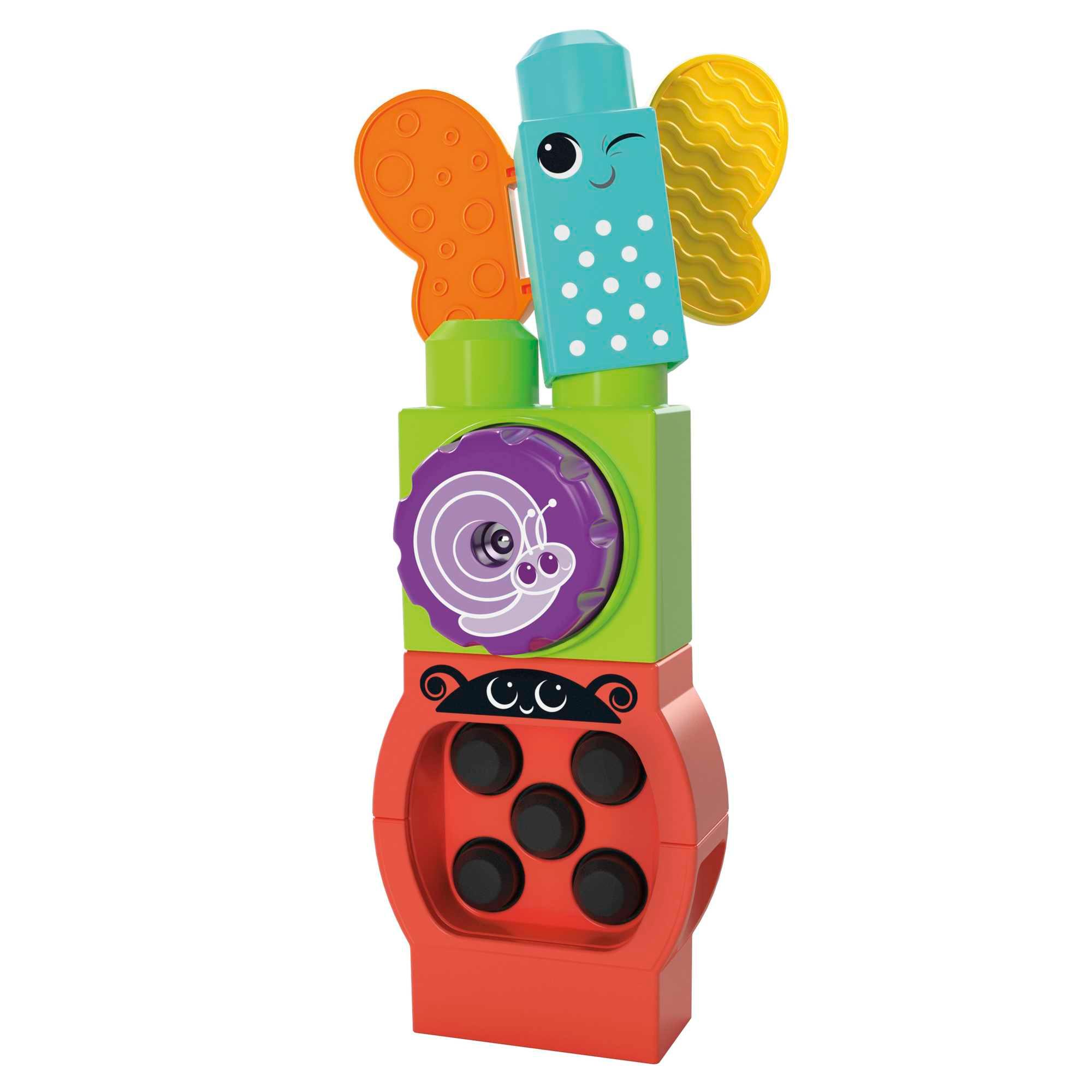 Produktbild MEGA BLOKS Rollspaß Raupenzug, Kleinkind Motorik-Spielzeug (Sensorik) 4 von 6