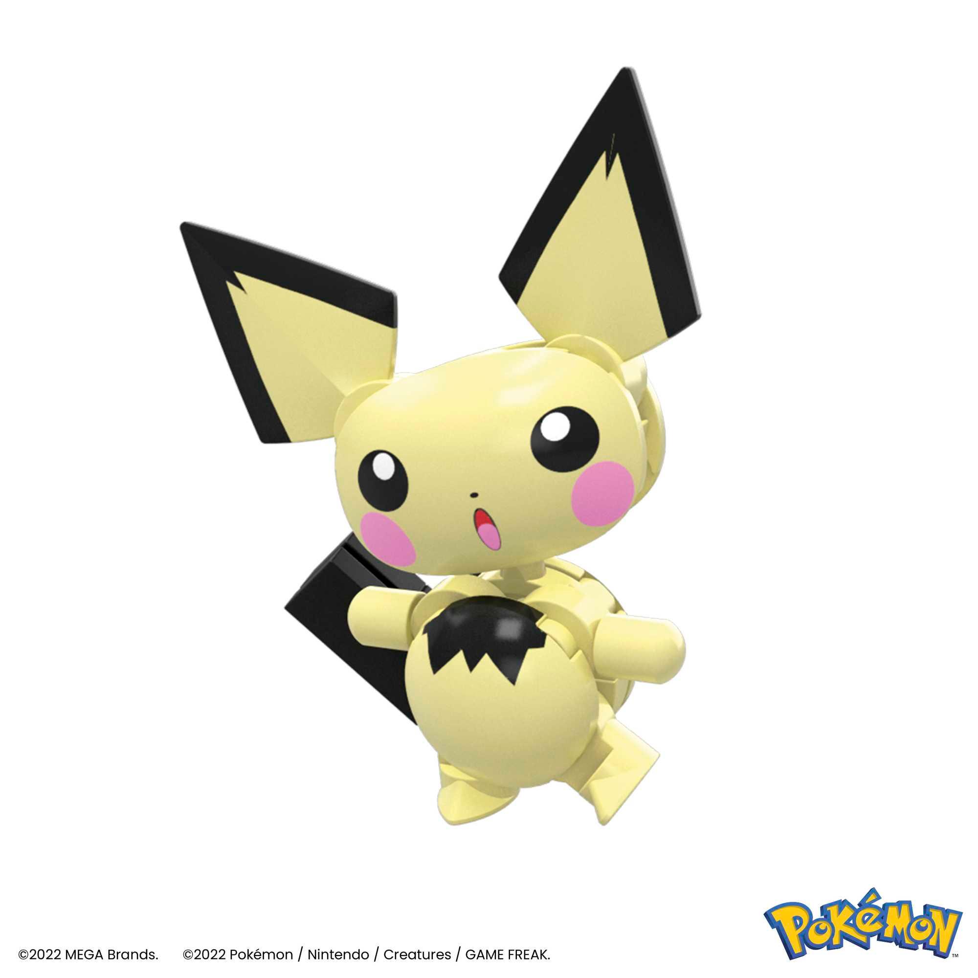 Produktbild MEGA Pokémon-Bauspielzeug Pikachu-Set mit 3 Actionfiguren (159 Teile) für Kinder 5 von 6