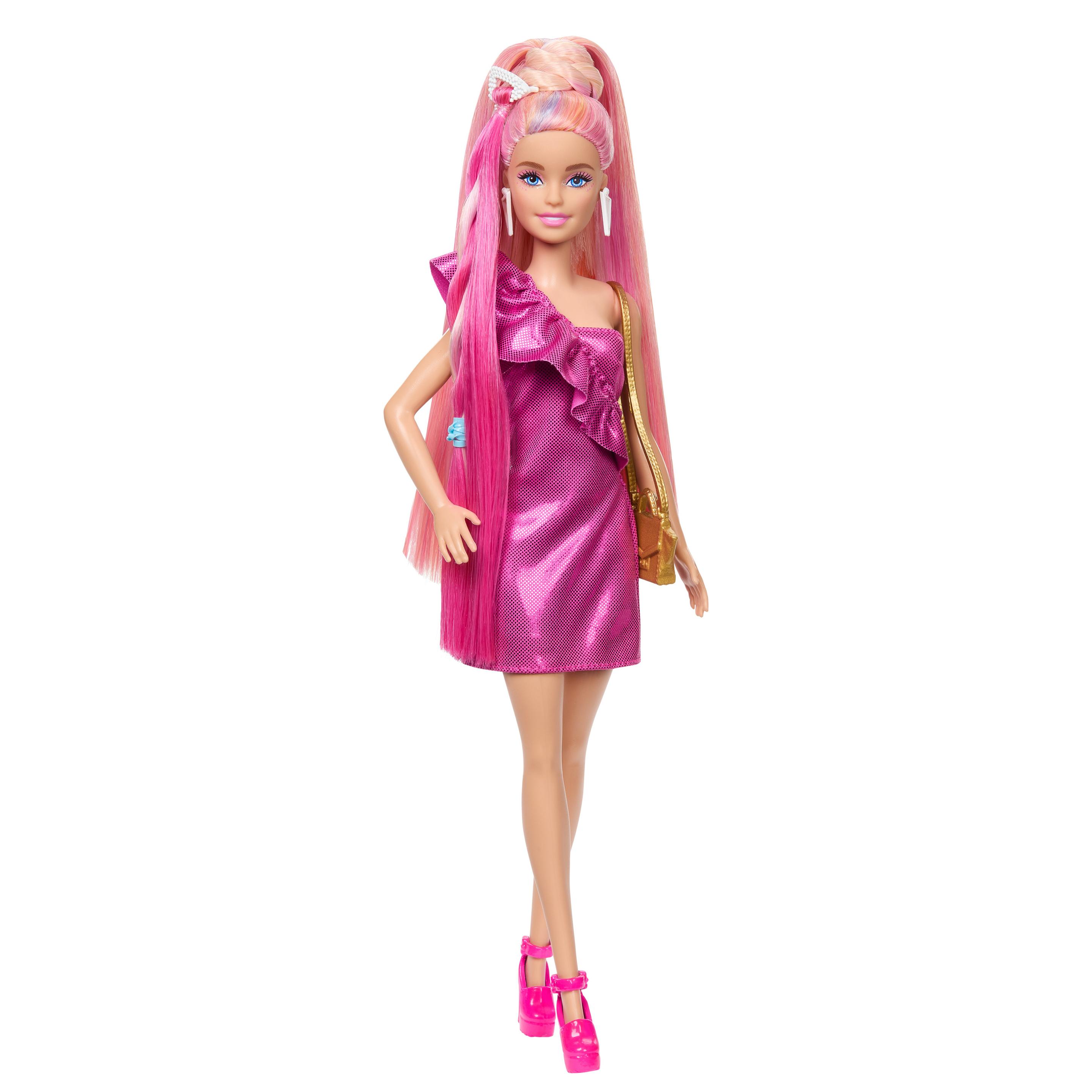Produktbild Barbie Haarspiel Puppe mit Katzen-Outfit 4 von 6