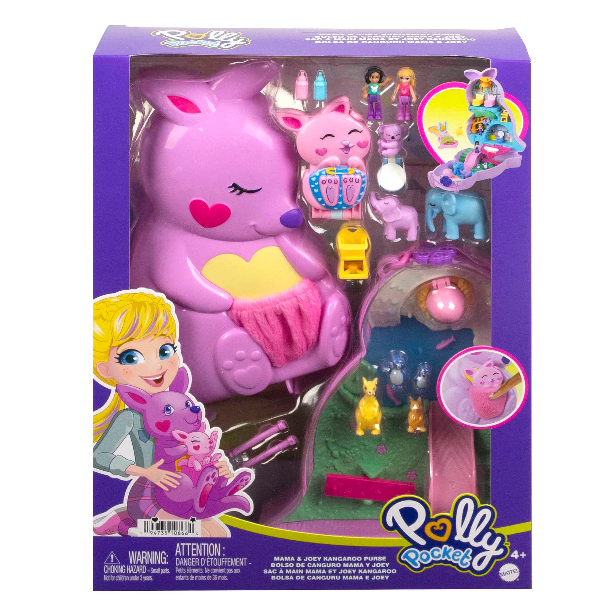 Produktbild Polly Pocket Mama & Joey Känguru Schatulle, inkl. Figuren & Zubehör 6 von 6