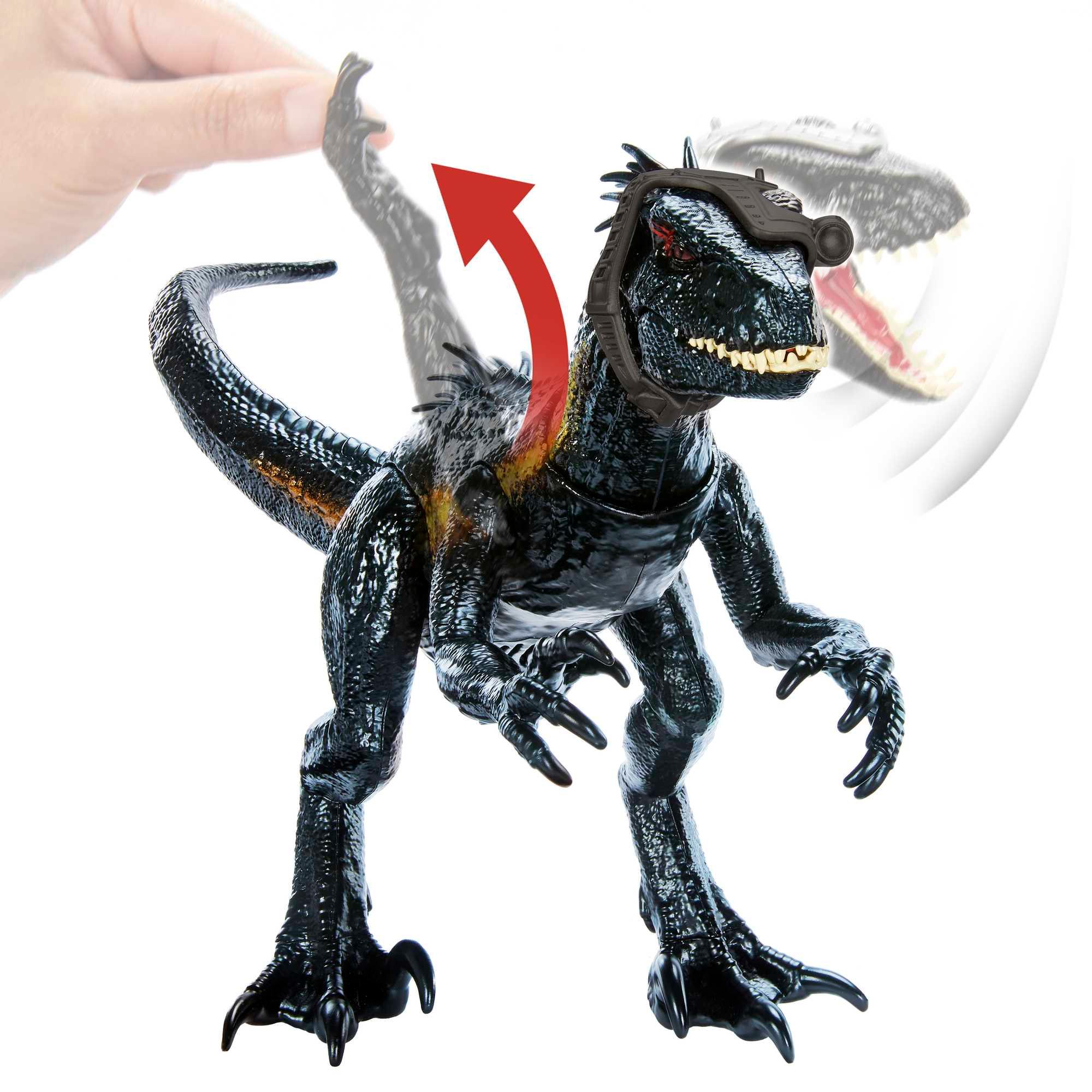Produktbild Jurassic World Indoraptor Dino (Dino Tracker), Figur inkl. AR Track-Code 3 von 6