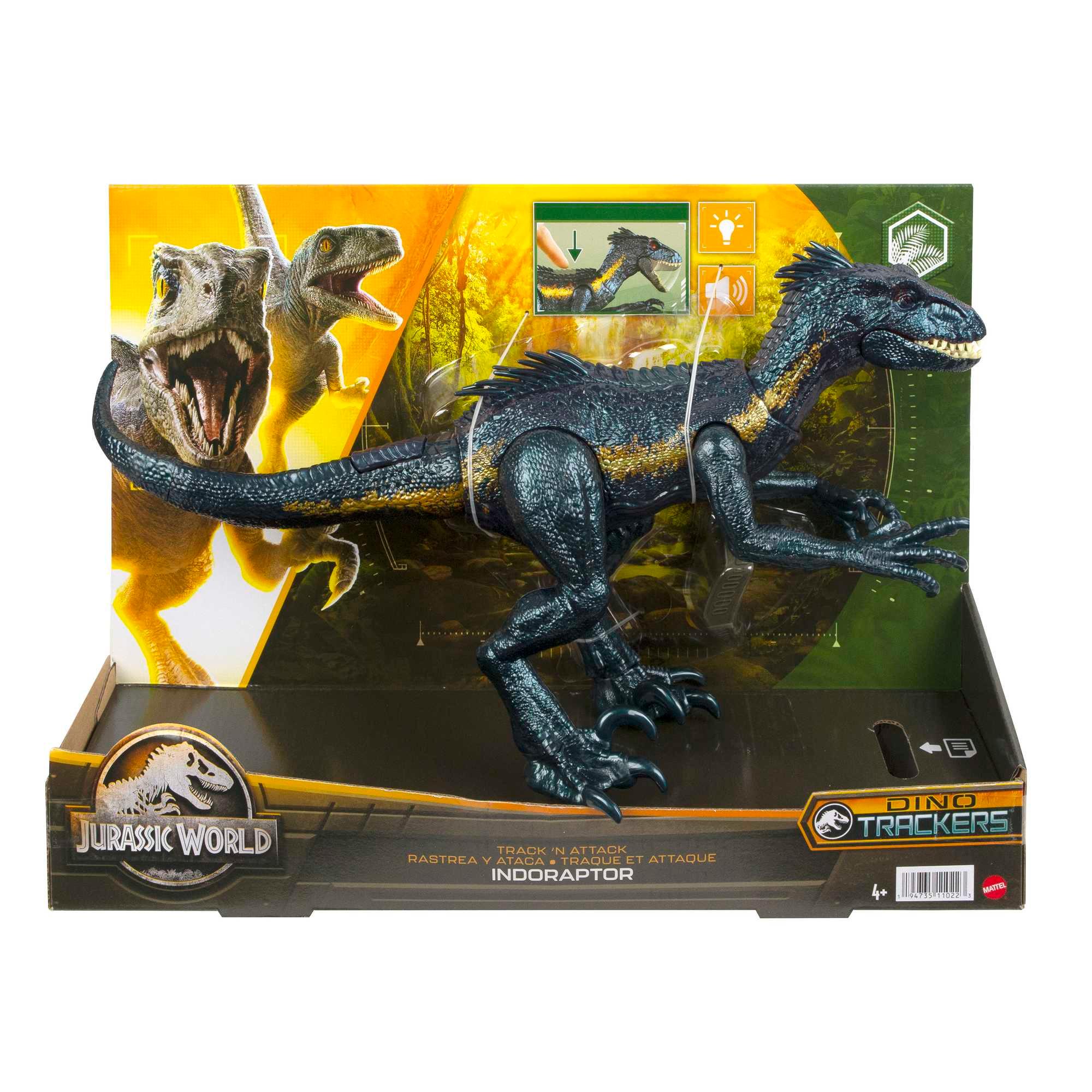 Produktbild Jurassic World Indoraptor Dino (Dino Tracker), Figur inkl. AR Track-Code 6 von 6