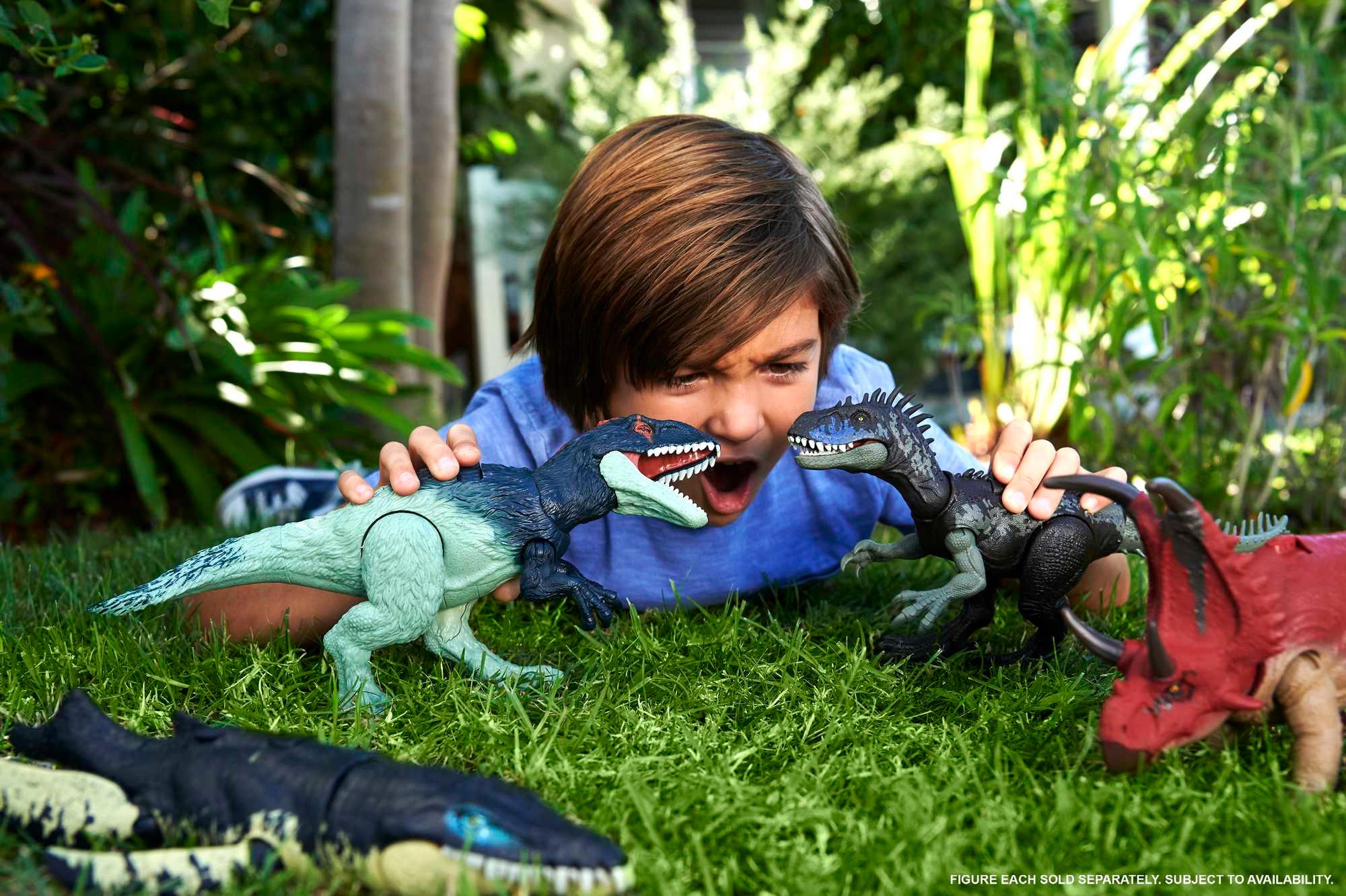 Produktbild Jurassic World Wild Roar Dryptosaurus 2 von 6